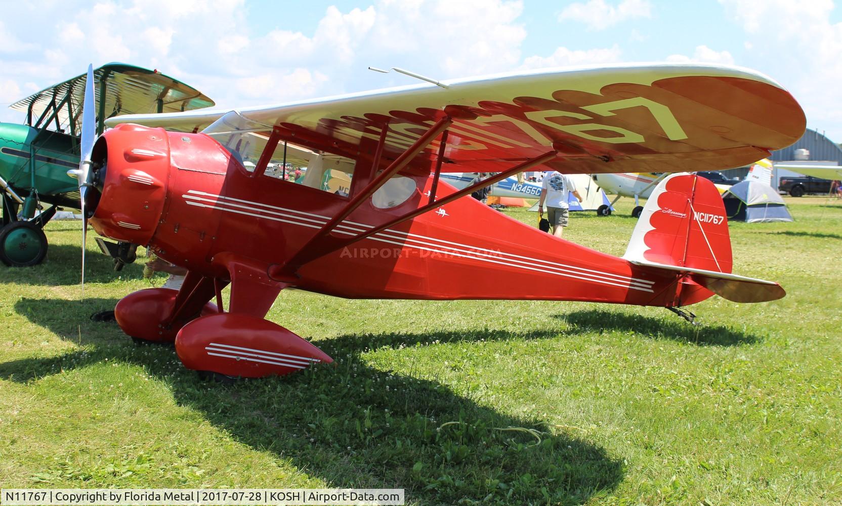 N11767, 1935 Monocoupe 90A C/N A696, Monocoupe 90A