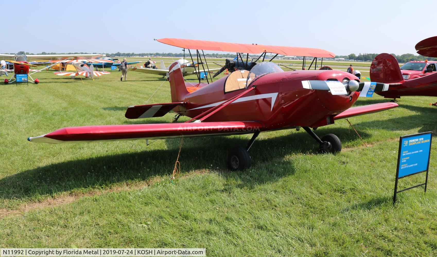 N11992, 1970 Stits SA-3B Playboy C/N P-222, SA-3B