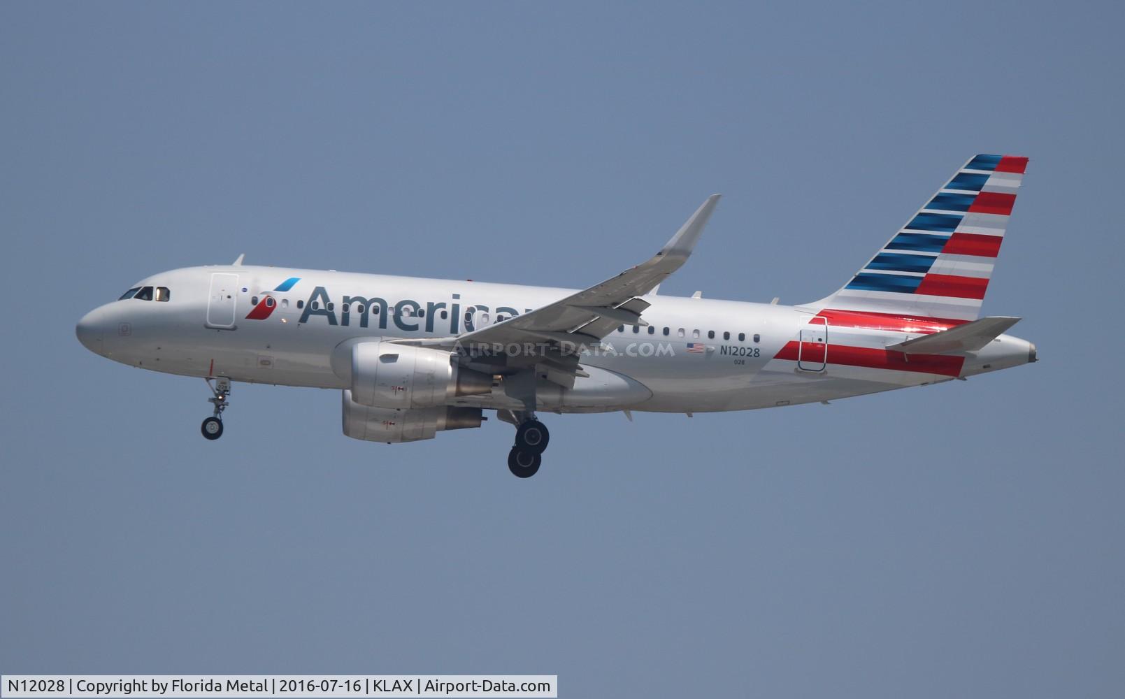 N12028, 2015 Airbus A319-115 C/N 6456, American