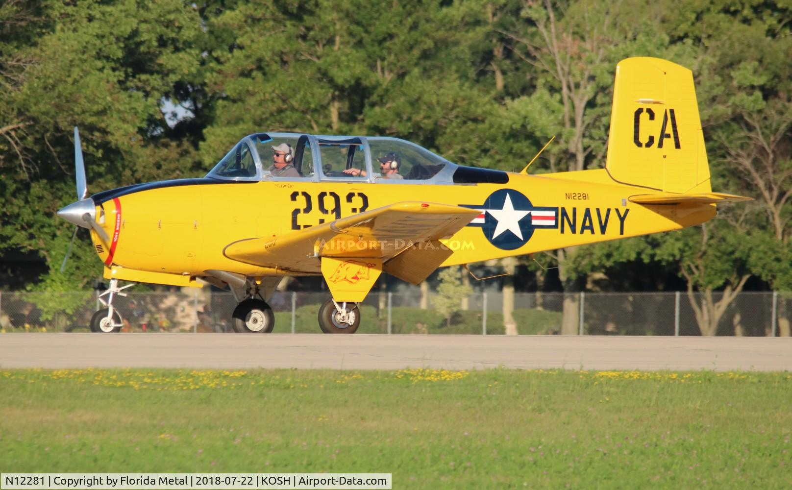 N12281, 1955 Beech T-34A (A45) Mentor Mentor C/N G-293, T-34A