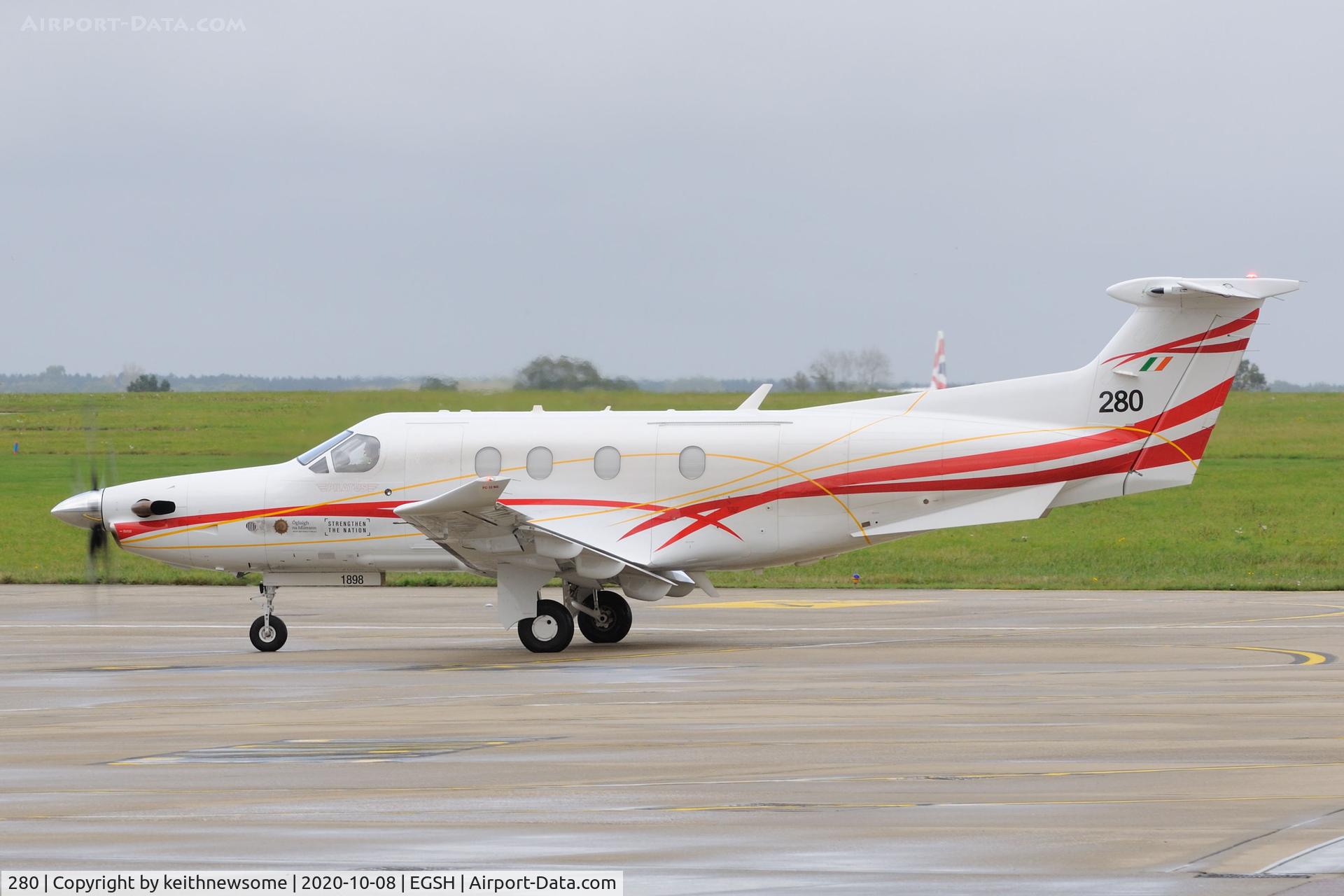 280, 2019 Pilatus PC-12/47E C/N 1898, Arriving at Norwich from Helsinki.