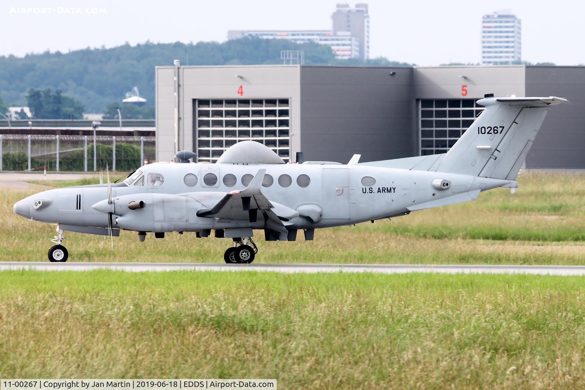 11-00267, 2011 Hawker Beechcraft MC-12S Emarss-S (350ER) C/N FL-736, Arrival