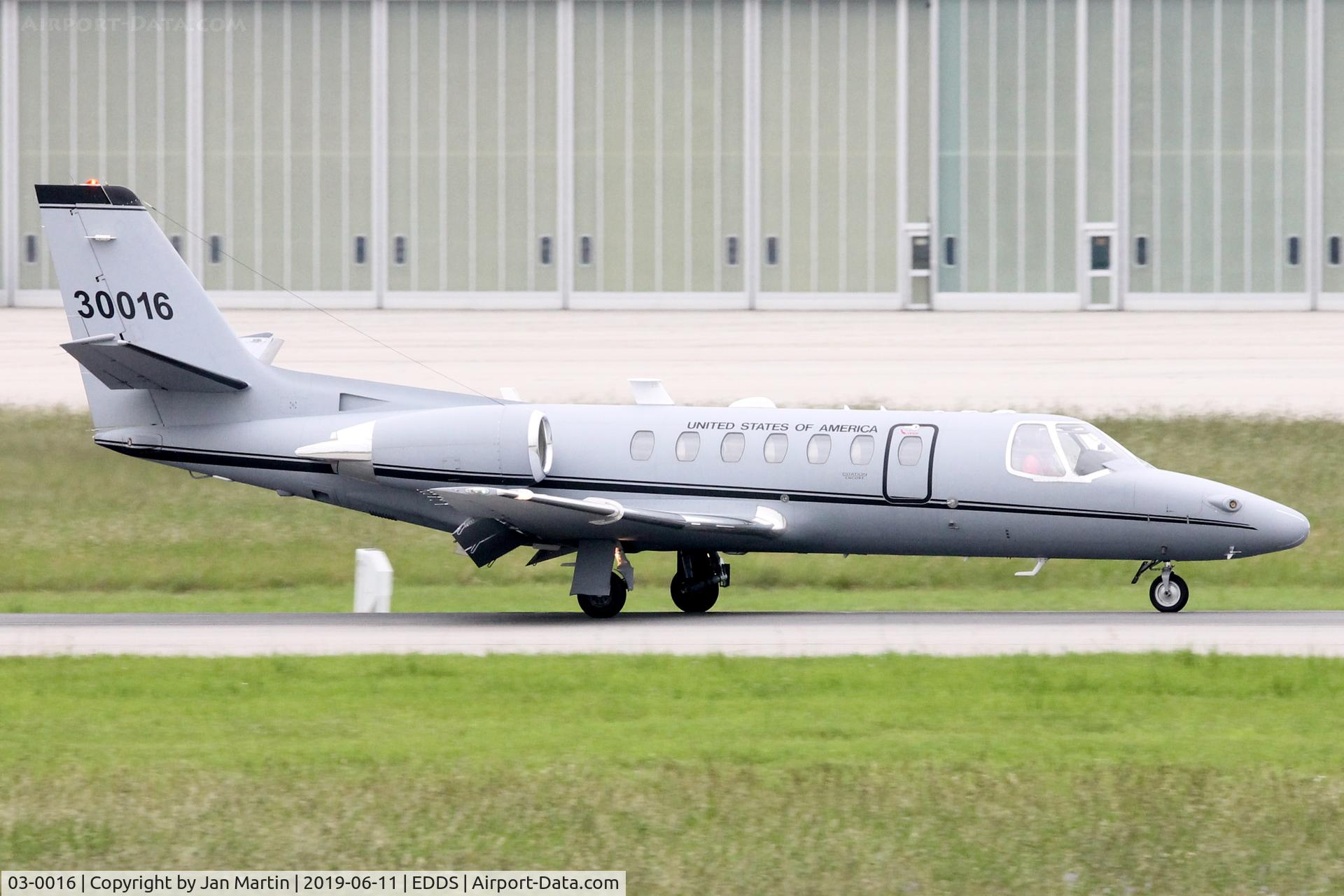03-0016, 2003 Cessna UC-35B Citation Encore C/N 560-D649, TDY at Stuttgart