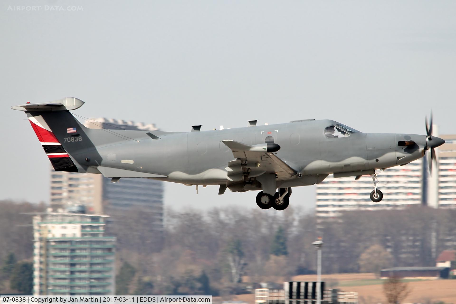 07-0838, 2007 Pilatus U-28A C/N 838, Interesting Tail