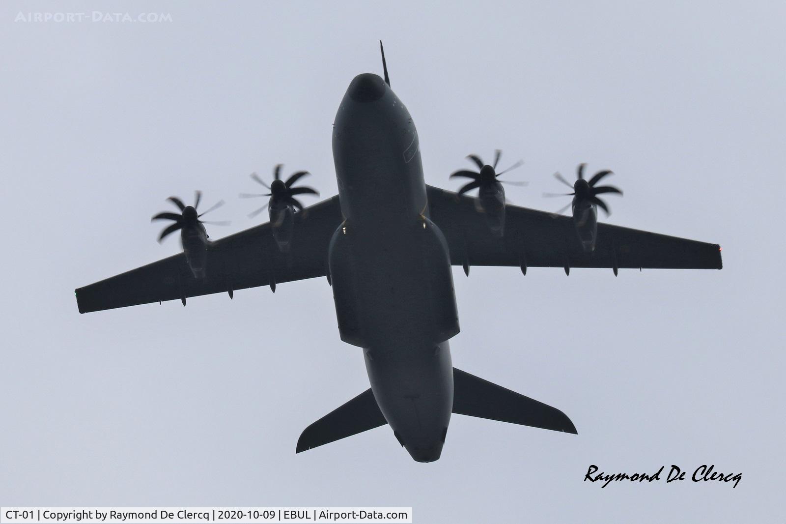 CT-01, 2020 Airbus A400M Atlas C/N 104, Welcome Flight overhead Ursel.
