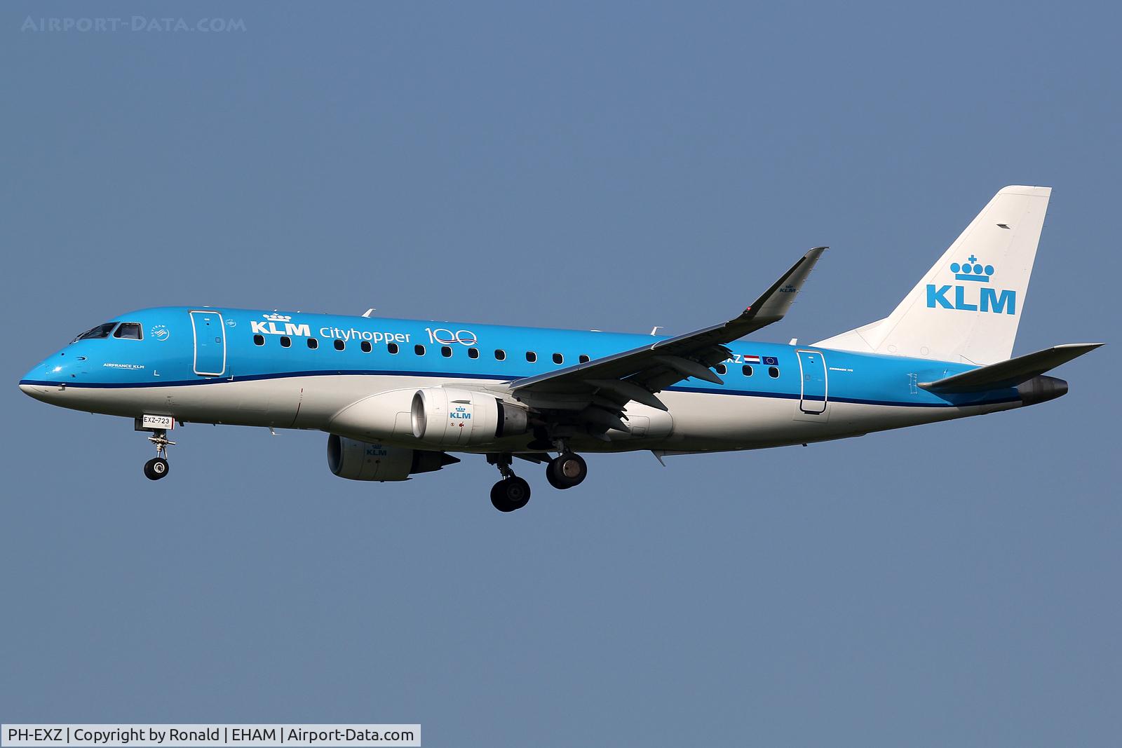 PH-EXZ, 2018 Embraer 175STD (ERJ-170-200) C/N 17000723, taken at spl
