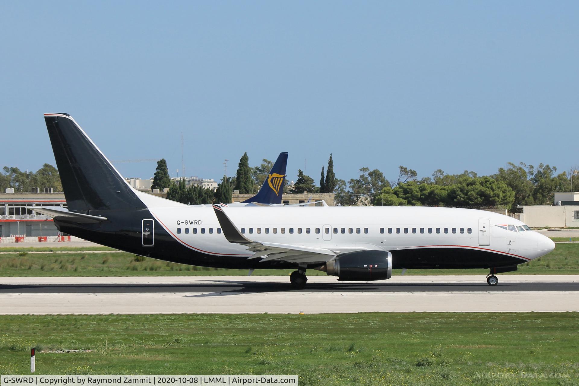 G-SWRD, 1995 Boeing 737-3L9 C/N 27834, B737-300 G-SWRD 2Excel Aviation