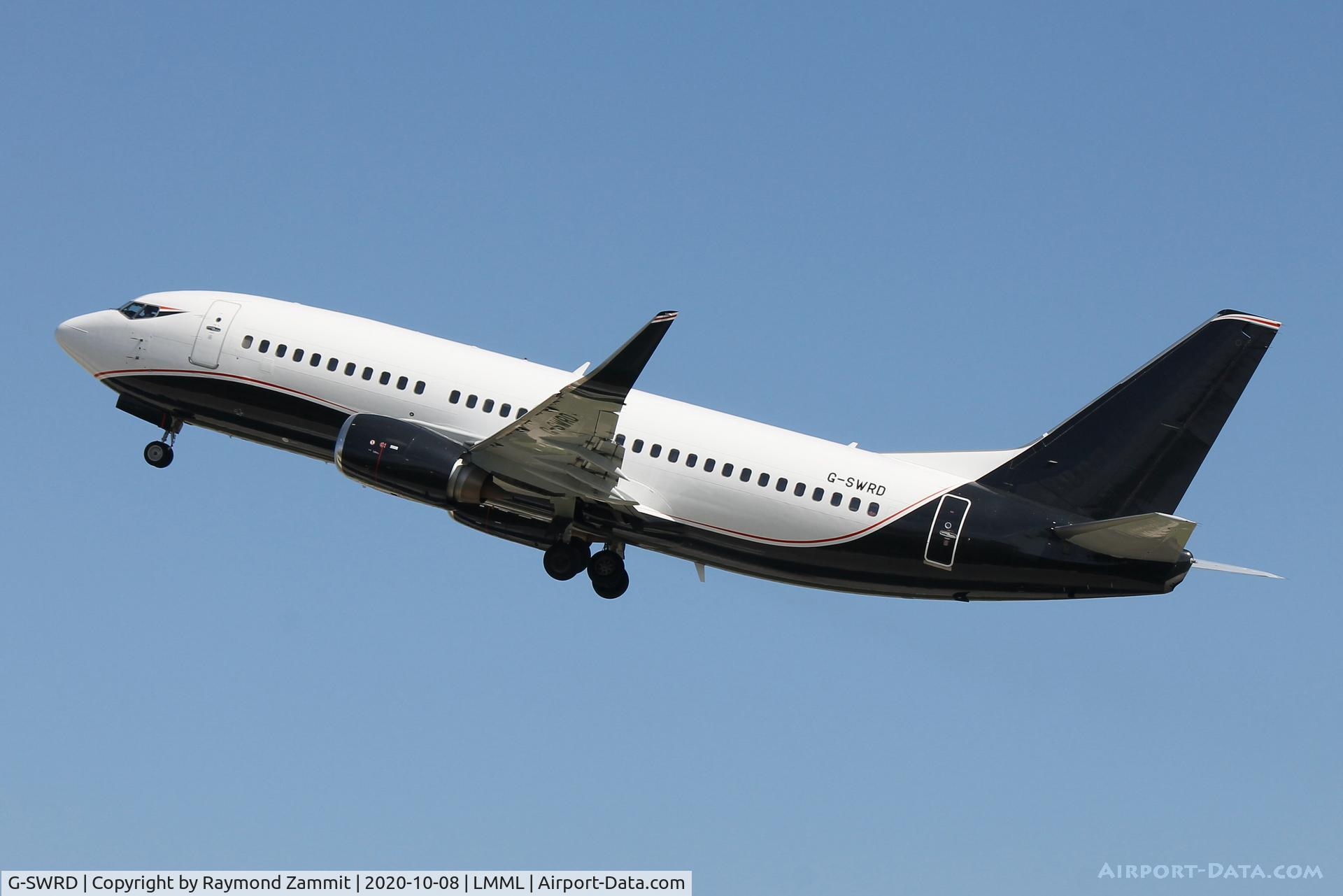 G-SWRD, 1995 Boeing 737-3L9 C/N 27834, B737-300 G-SWRD 2Excel Aviation