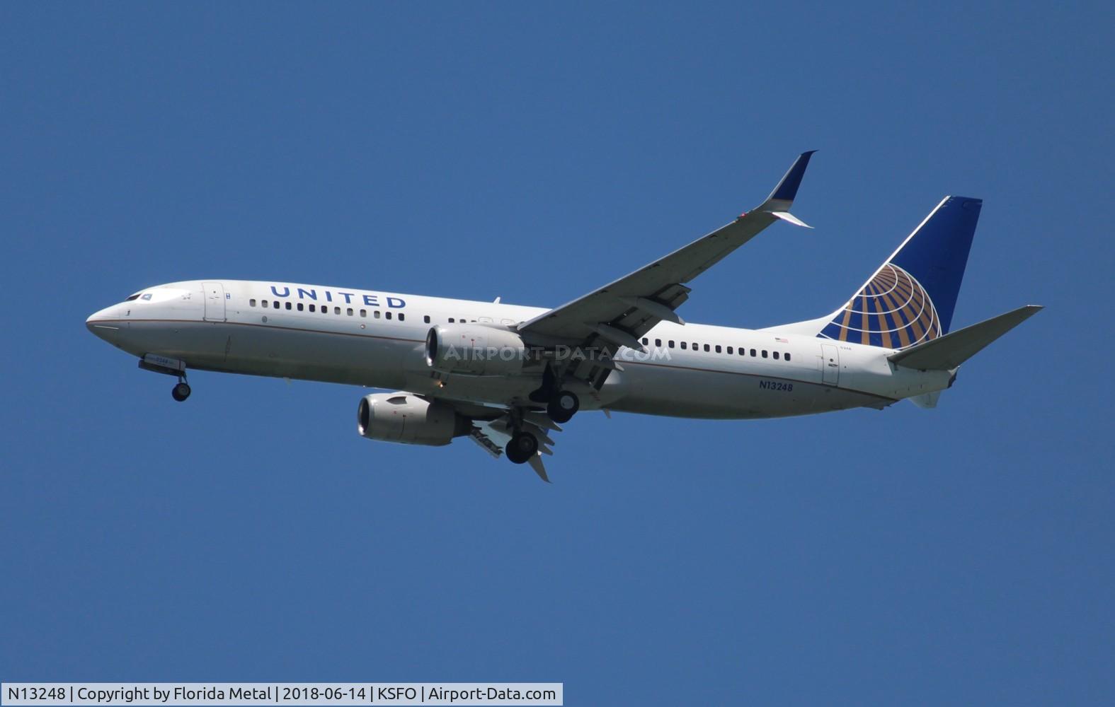 N13248, 1999 Boeing 737-824 C/N 28808, United 737-824