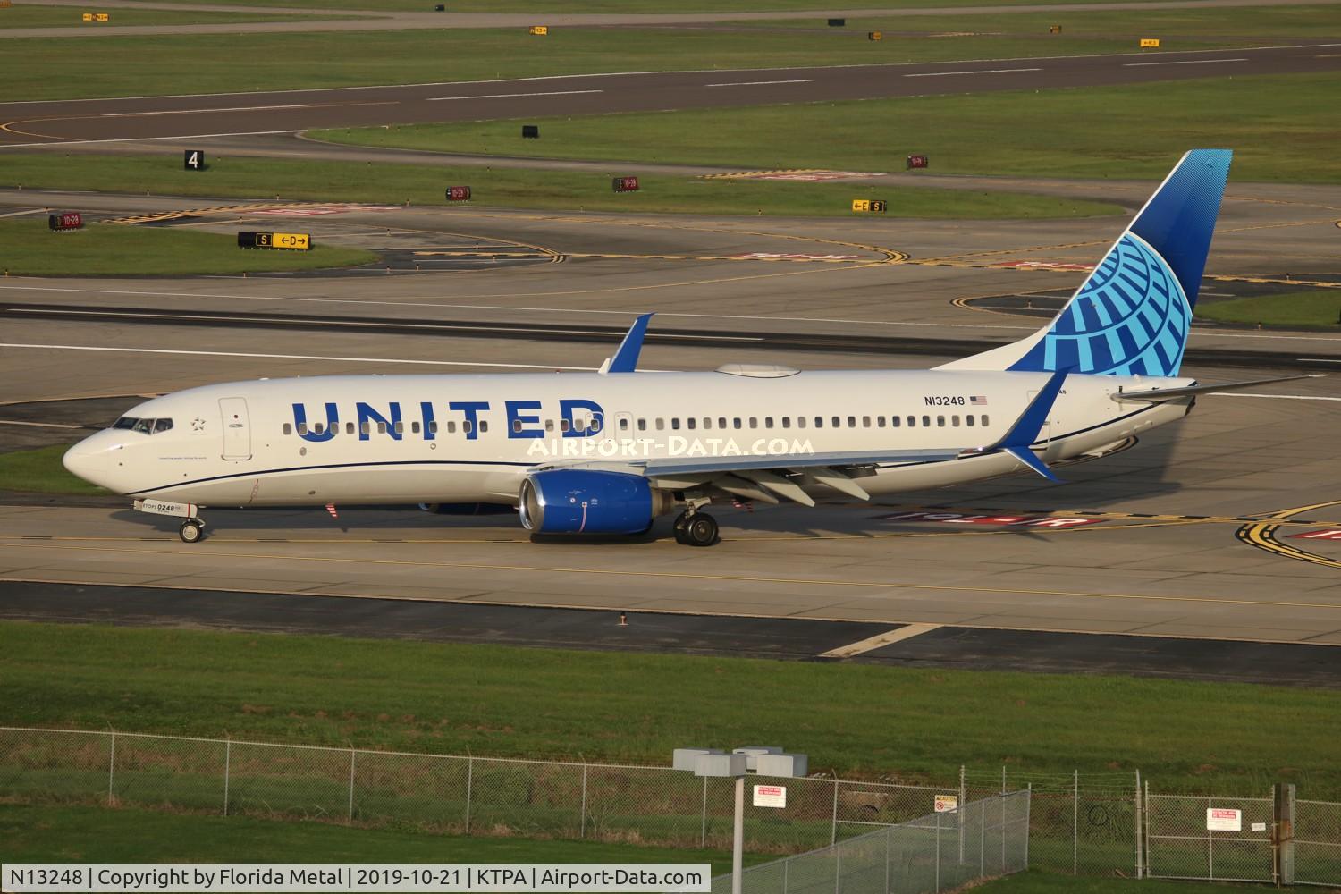 N13248, 1999 Boeing 737-824 C/N 28808, United 737-824