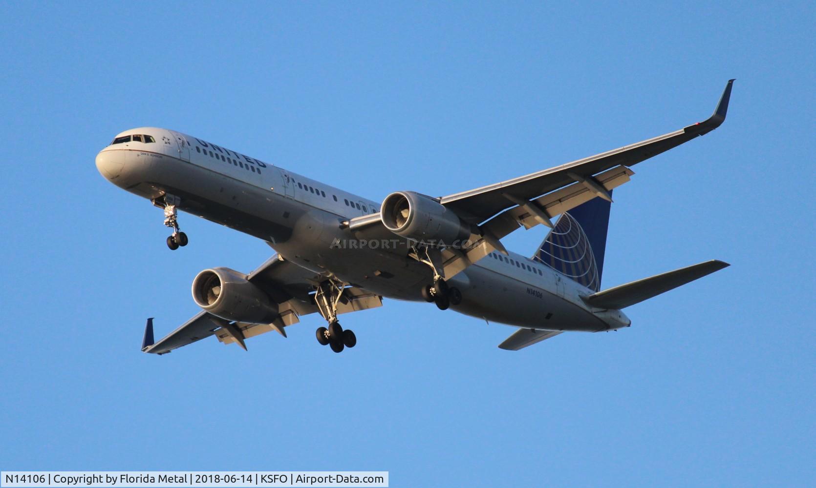 N14106, 1994 Boeing 757-224 C/N 27296, United 757-224