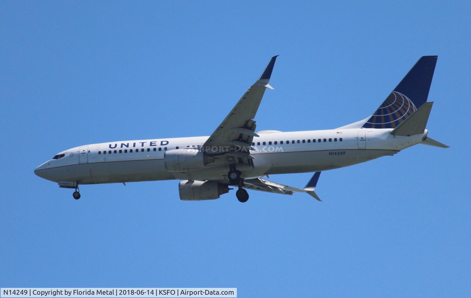 N14249, 1999 Boeing 737-824 C/N 28809, United 737-824