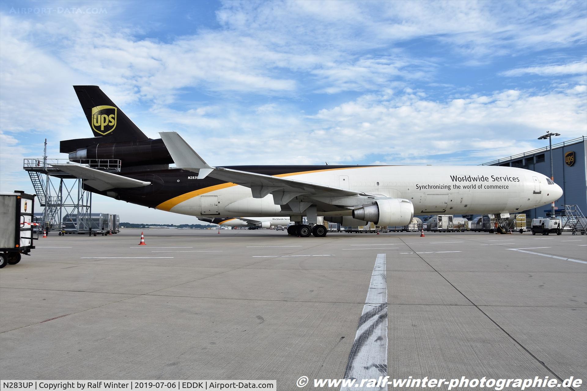 N283UP, 1991 McDonnell Douglas MD-11F C/N 48484, McDonnell Douglas MD-11F - 5X UPS United Parcel Service UPS - 48484 - N283UP - 06.07.2019 - CGN