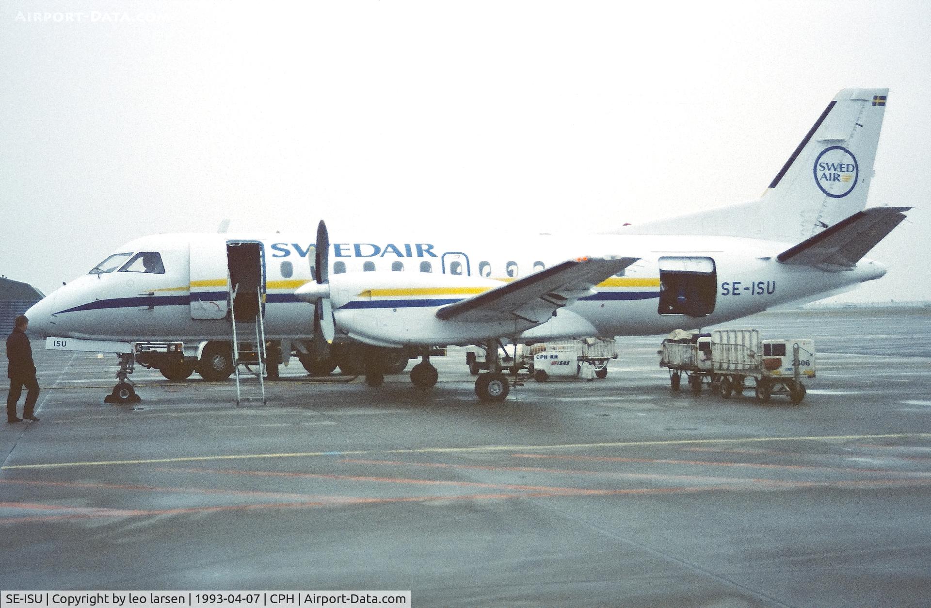 SE-ISU, 1985 Saab 340A C/N 042, Copenhagen 7.4.1993