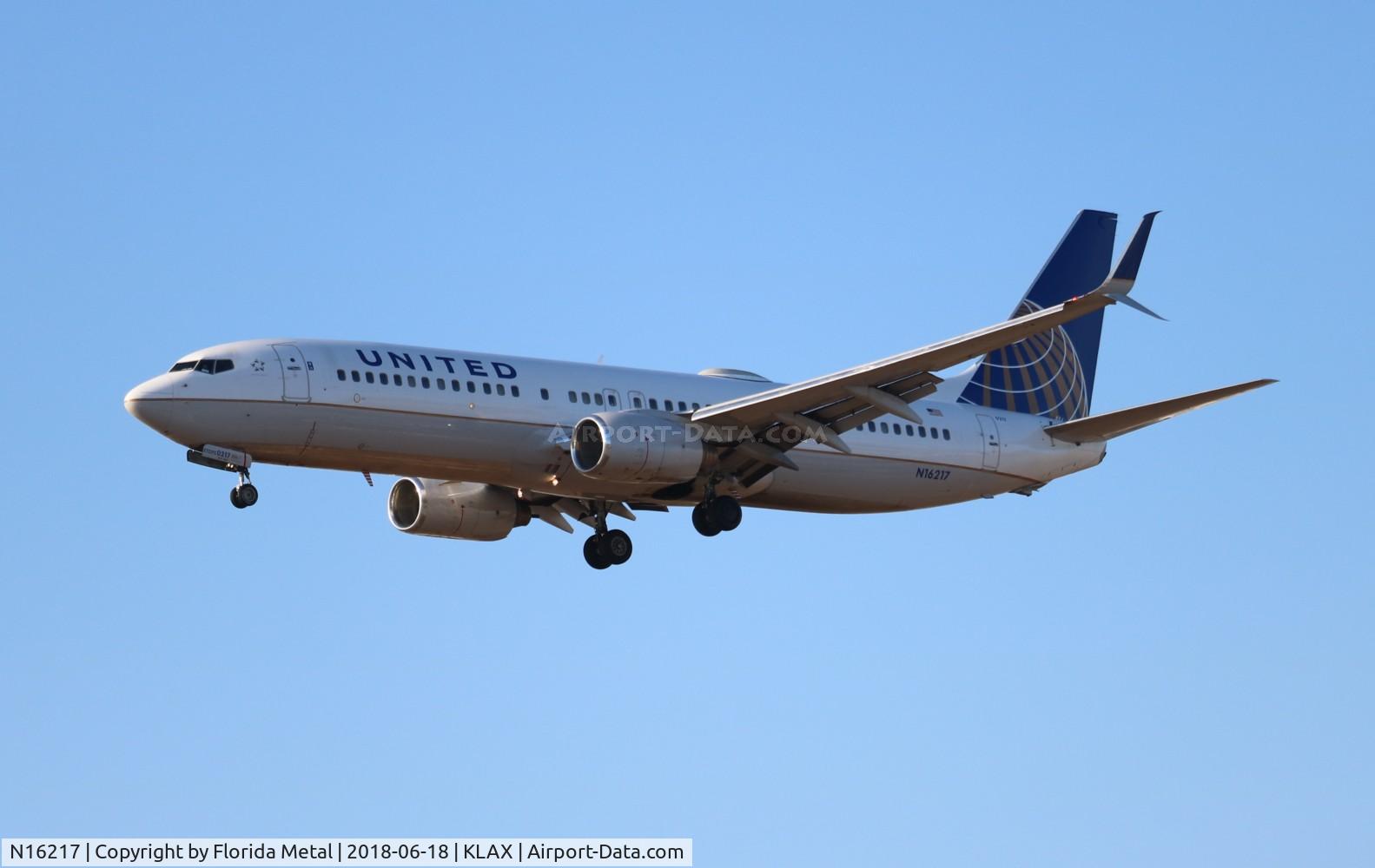 N16217, 1998 Boeing 737-824 C/N 28777, United 737-824