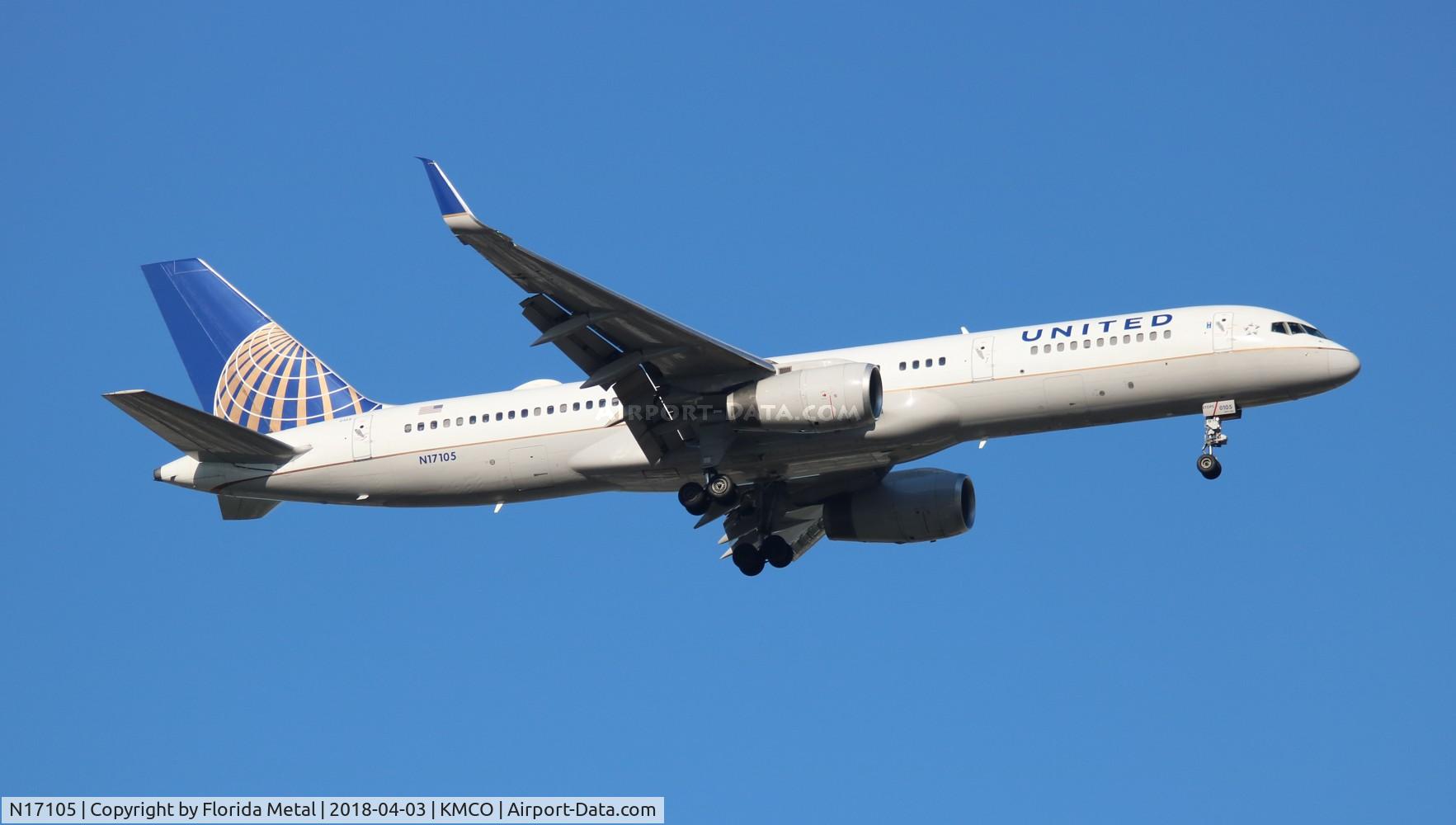 N17105, 1994 Boeing 757-224 C/N 27295, United 757-224