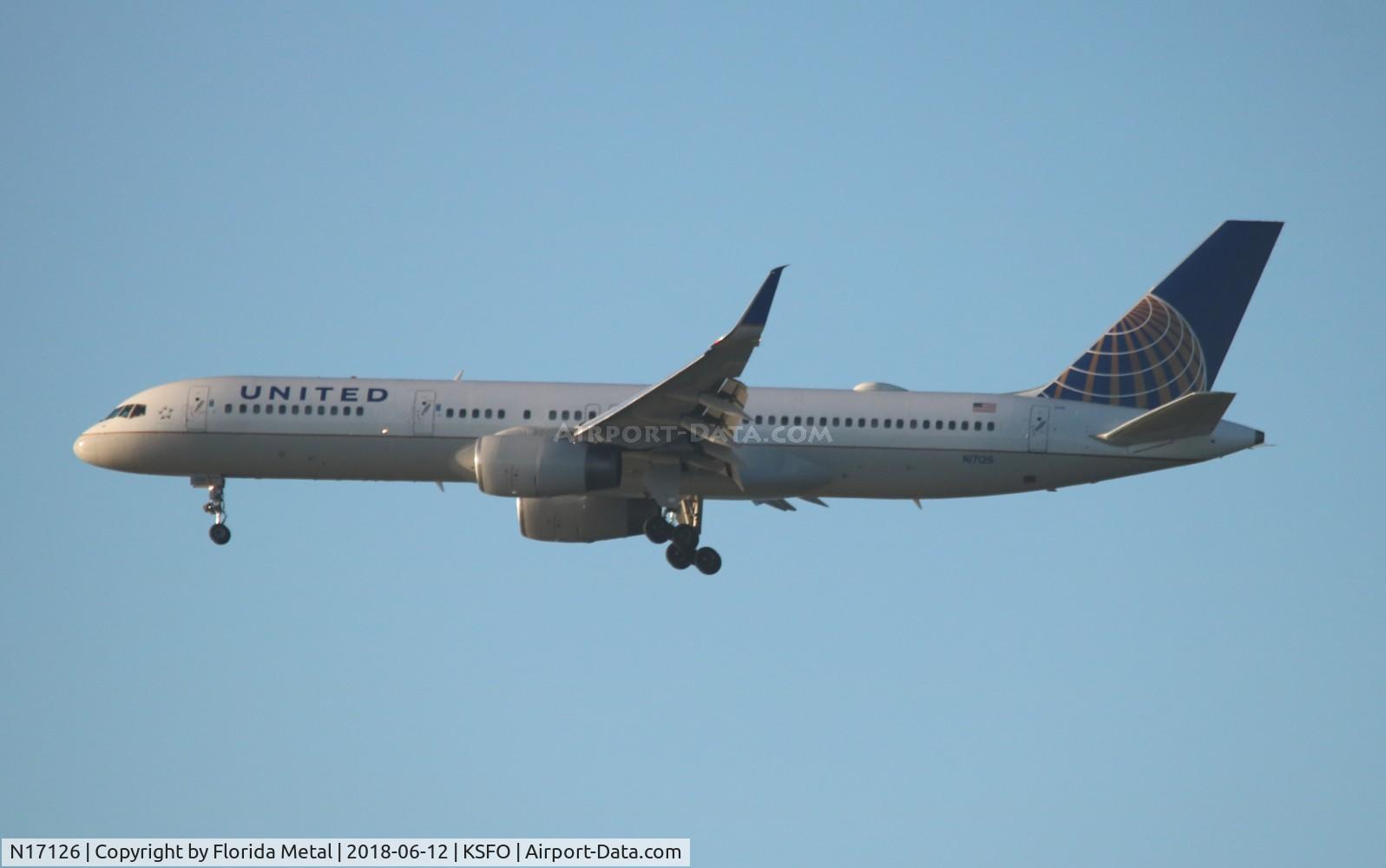 N17126, 1998 Boeing 757-224 C/N 27566, United 757-224