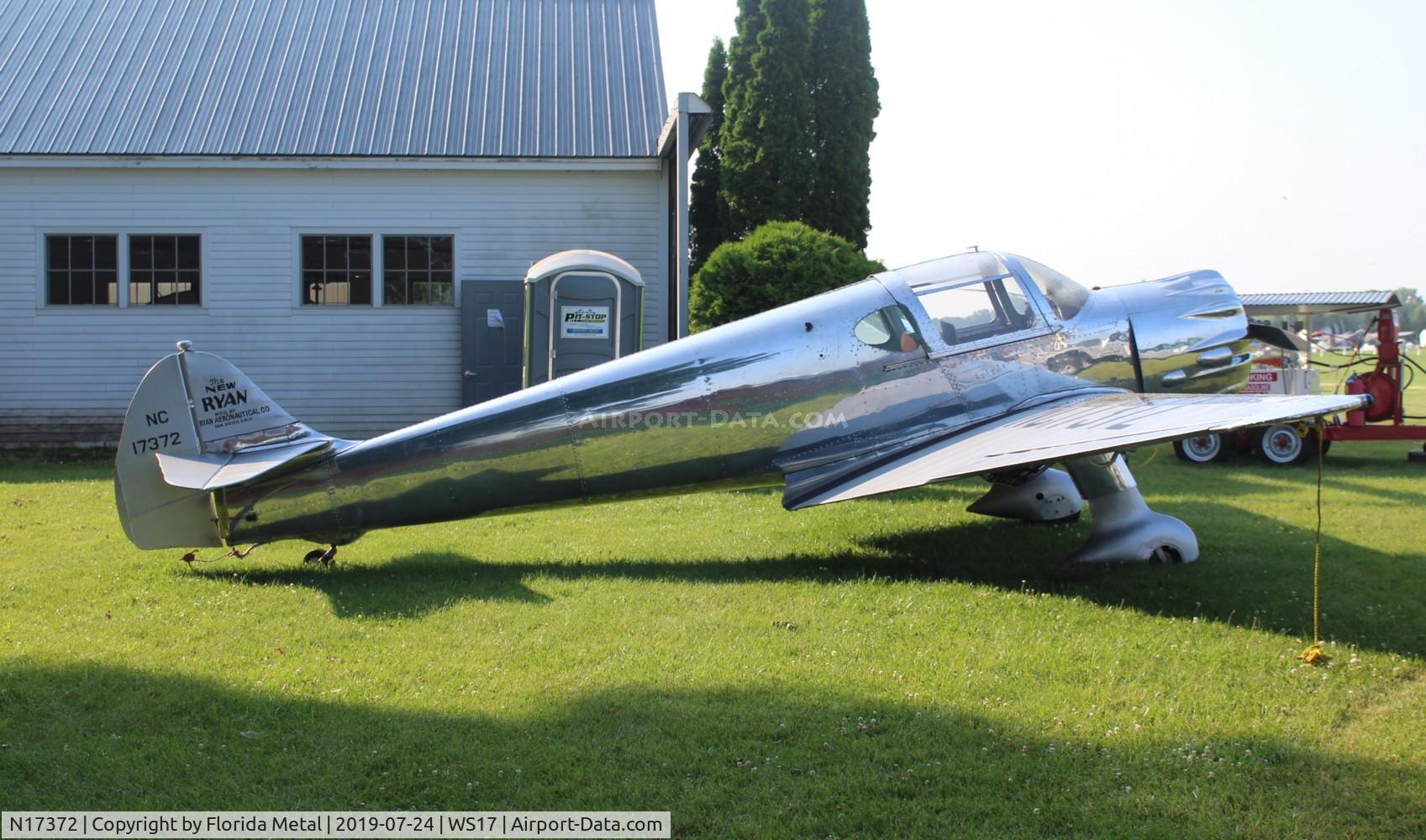 N17372, 1937 Ryan Aeronautical SCW-145 C/N 201, Ryan SCW-145