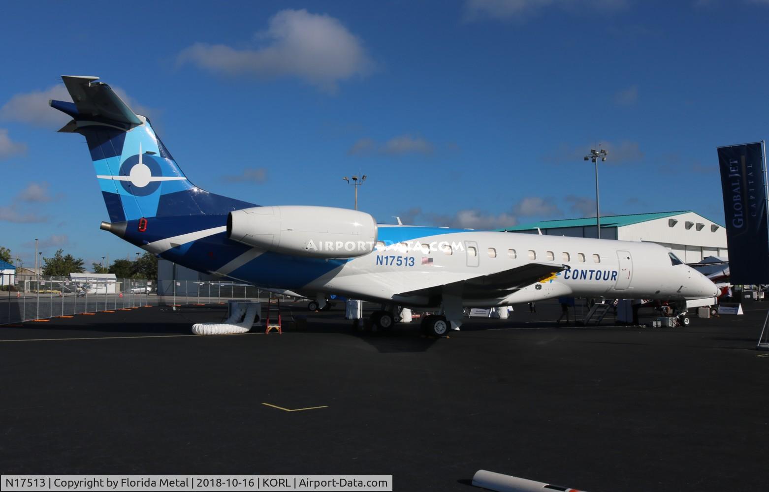 N17513, 2000 Embraer ERJ-135LR (EMB-135LR) C/N 145292, Contour