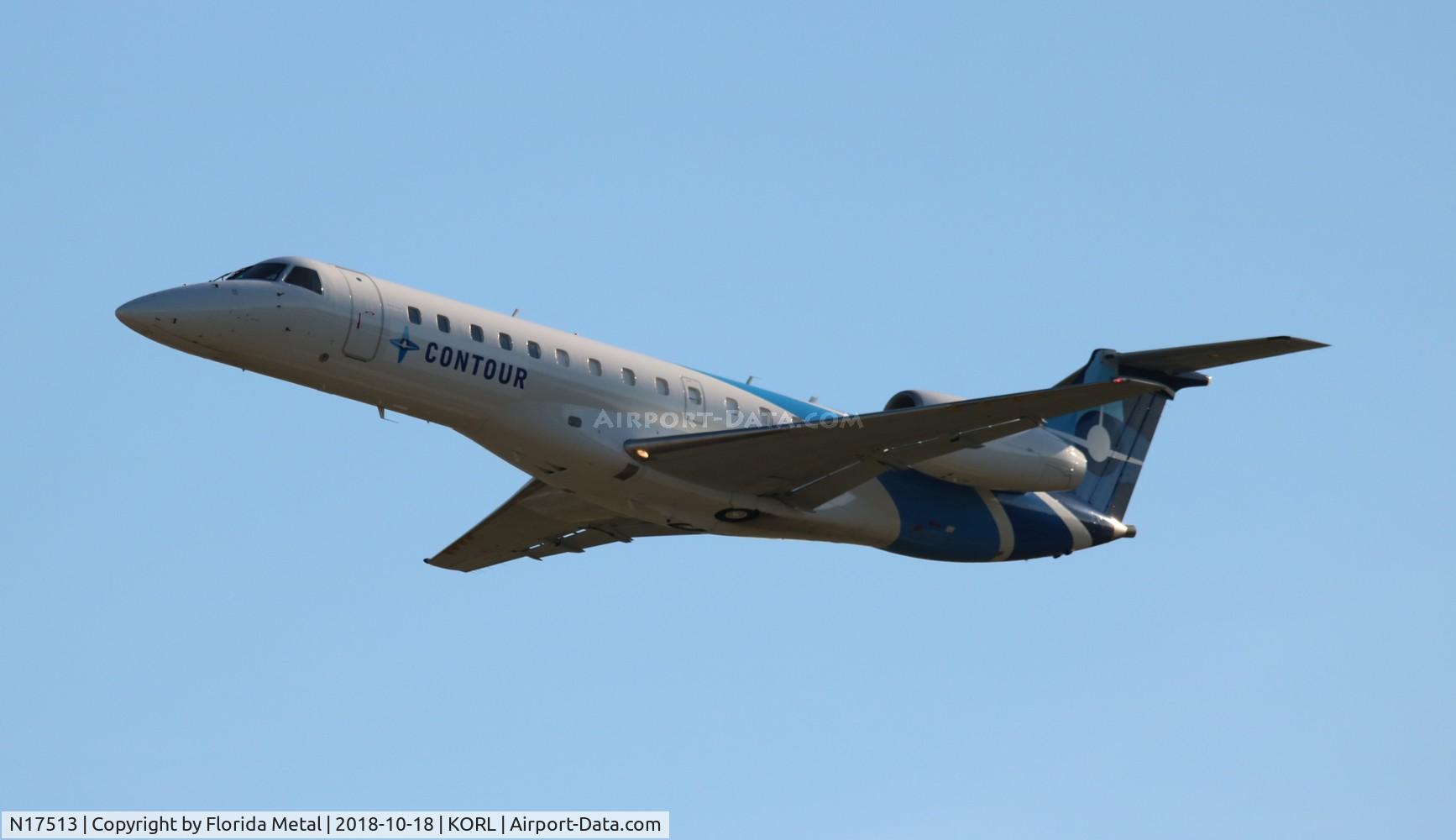 N17513, 2000 Embraer ERJ-135LR (EMB-135LR) C/N 145292, Contour