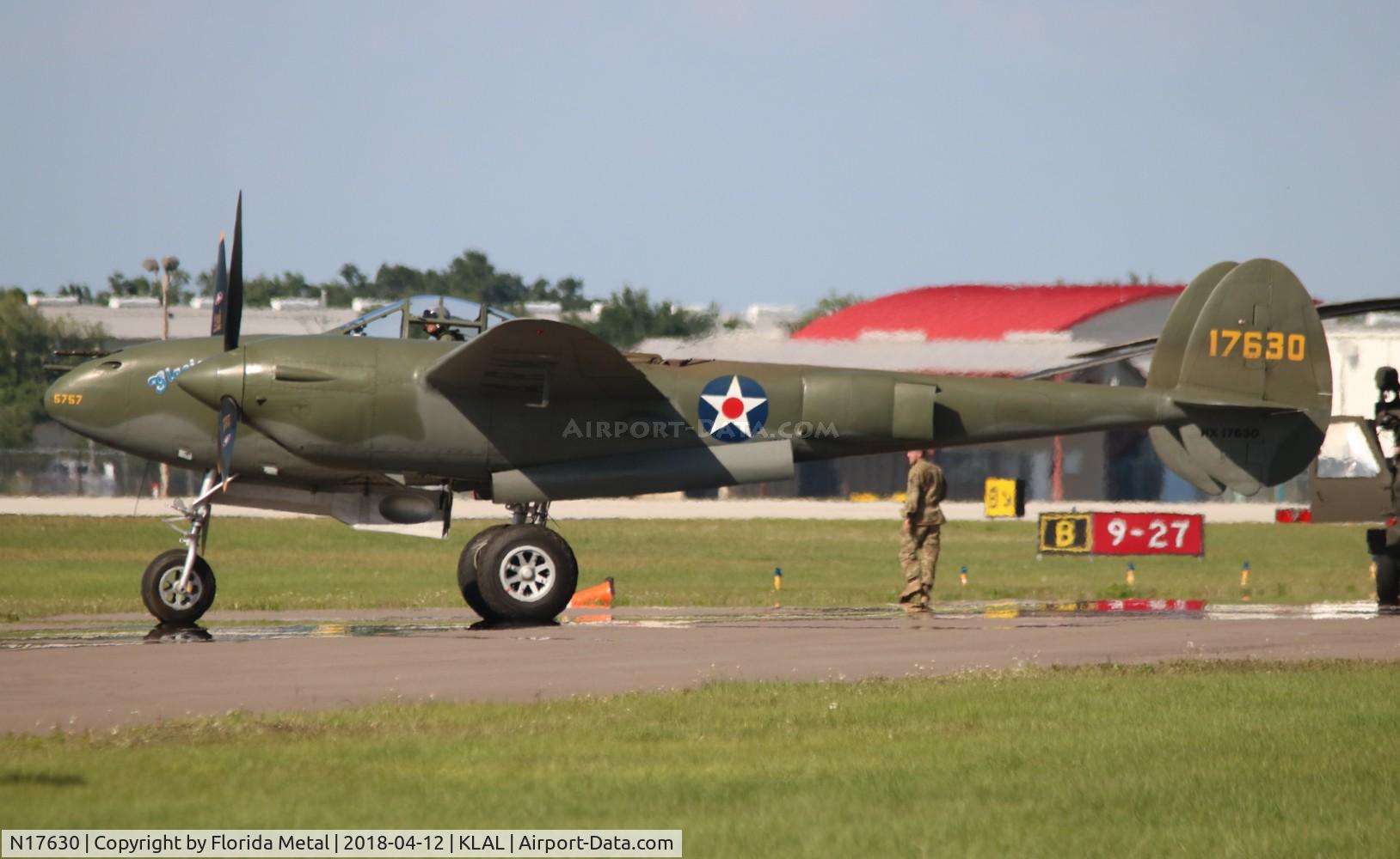 N17630, 1941 Lockheed P-38F C/N 41-7630 (222-5757), Glacier Girl