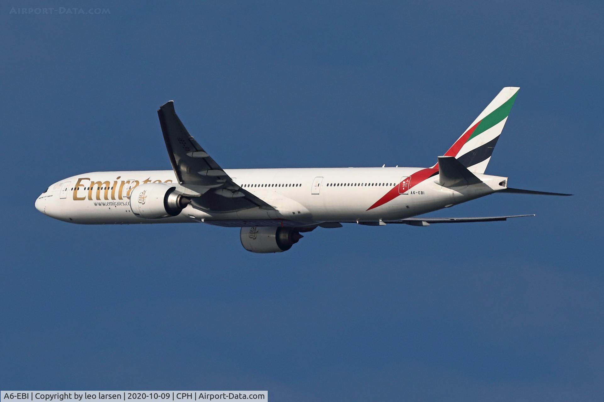 A6-EBI, 2005 Boeing 777-36N/ER C/N 32785, Copenhagen 9.10.2020