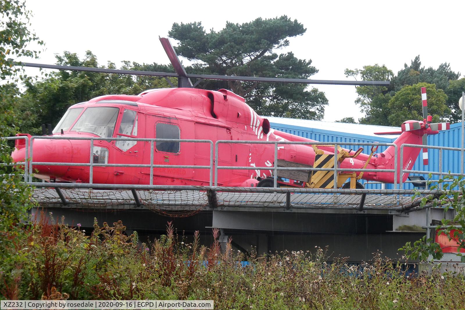 XZ232, 1977 Westland Lynx HAS.3GMS C/N 009, Ground trainier