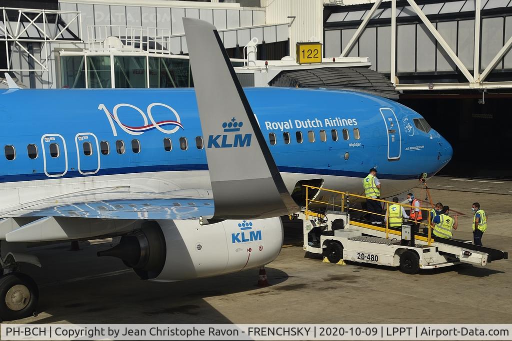 PH-BCH, 2019 Boeing 737-800 C/N 62579, Amsterdam (AMS) to Lisbon (LIS), flight KL1695