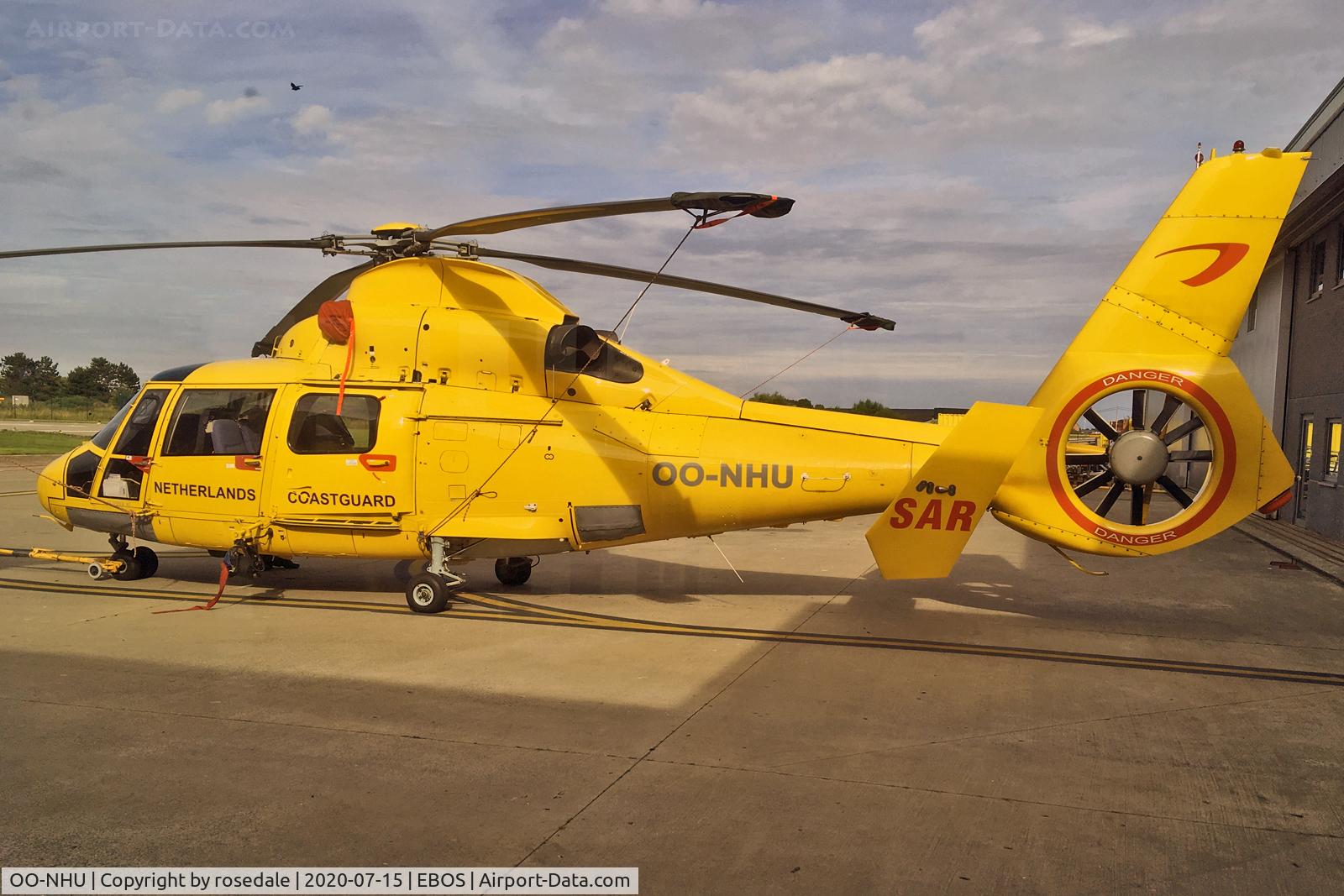 OO-NHU, 2003 Eurocopter AS-365N-3 Dauphin 2 C/N 6665, At the main base