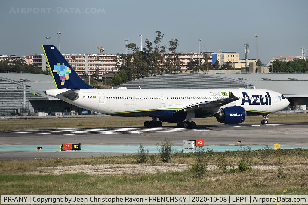 PR-ANY, 2018 Airbus A330-941N C/N 1895, Lisbon (LIS) to Campinas (VCP), flight AD8751