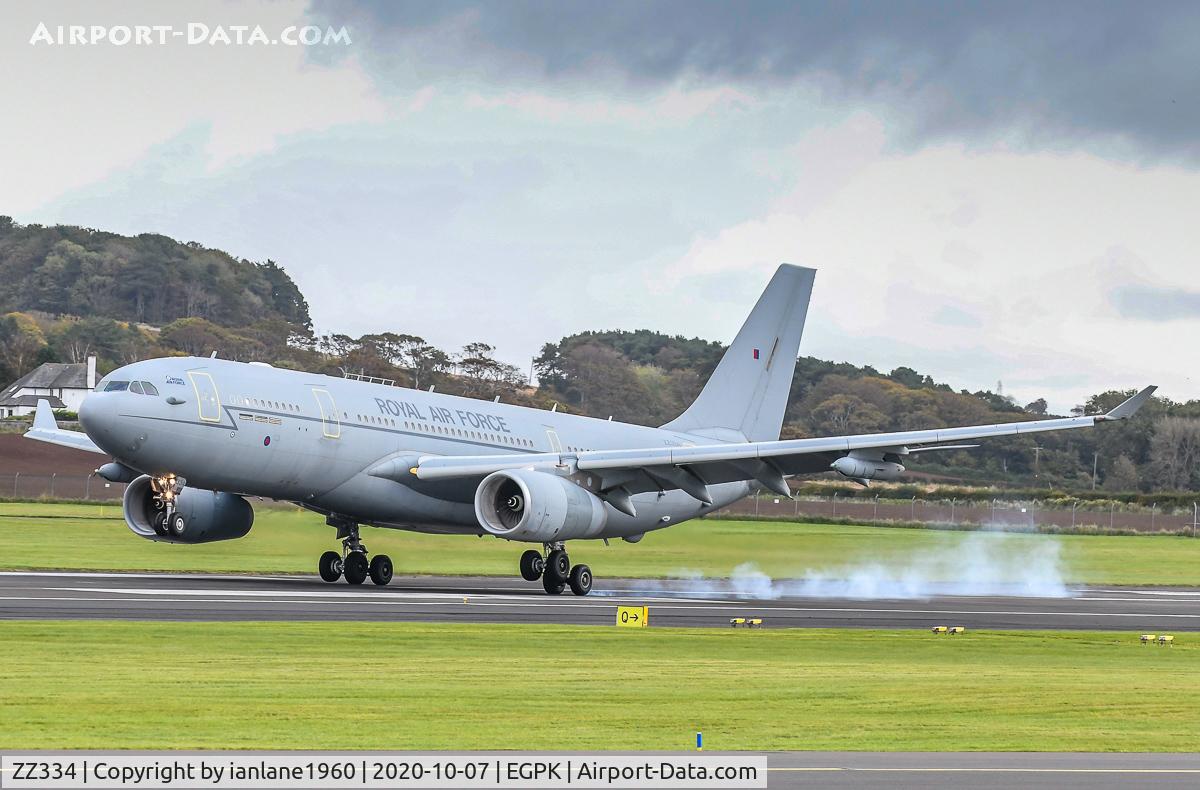 ZZ334, 2009 Airbus KC3 Voyager (A330-243MRTT) C/N 1033, MADRAS39