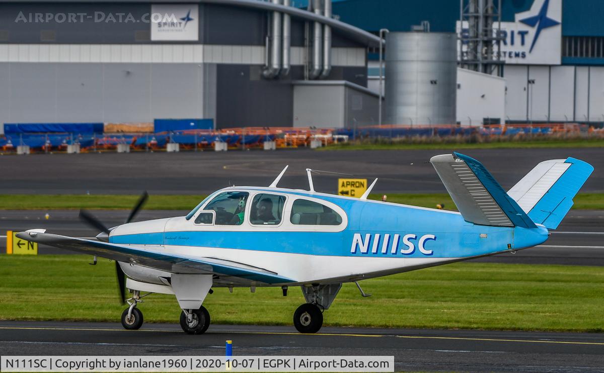 N111SC, 1961 Beech N35 Bonanza C/N D-6795, Beechcraft Bonanza
