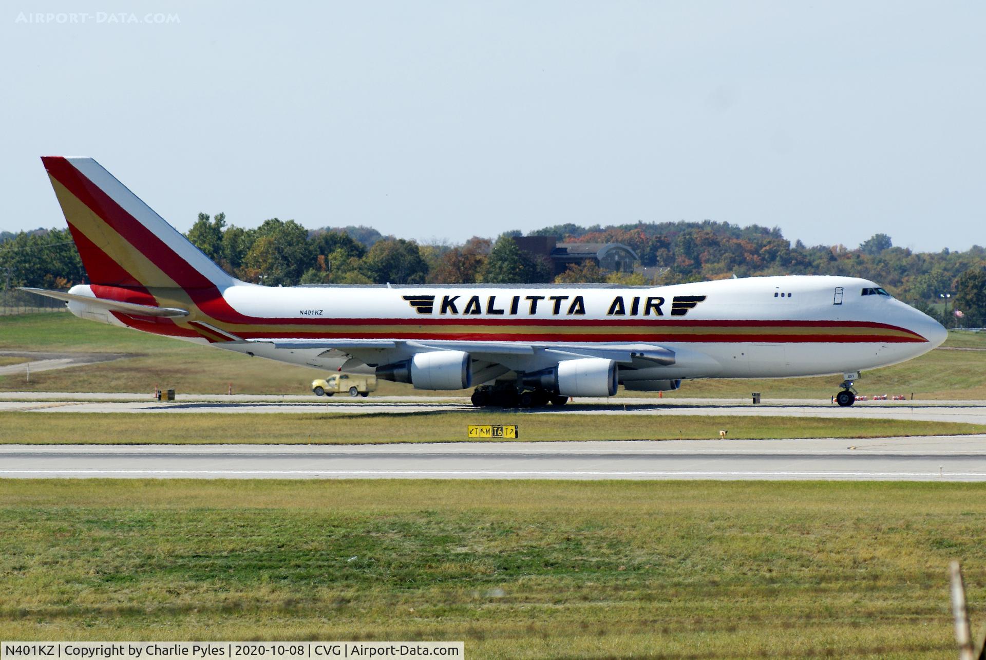 N401KZ, 2005 Boeing 747-481F (SCD) C/N 34016, Kalitta headed non-stop CVG-BAH