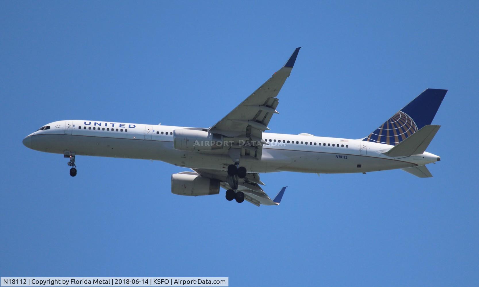 N18112, 1995 Boeing 757-224 C/N 27302, United 757-224