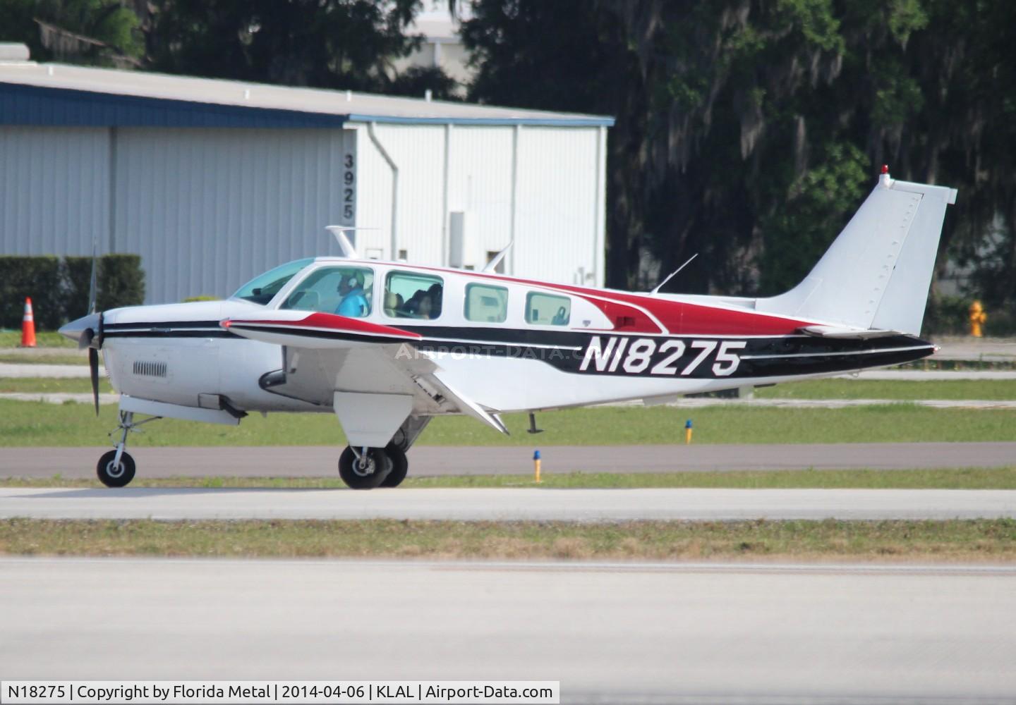 N18275, 1977 Beech A36 Bonanza 36 C/N E-1071, Bonanza 36