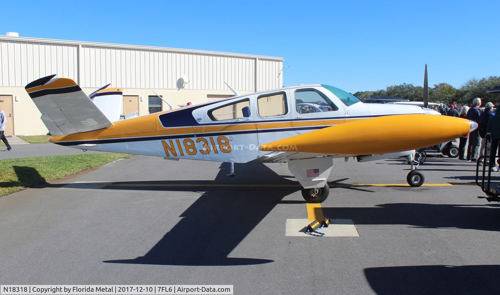 N18318, 1977 Beech V35B Bonanza C/N D-10041, Bonanza 35