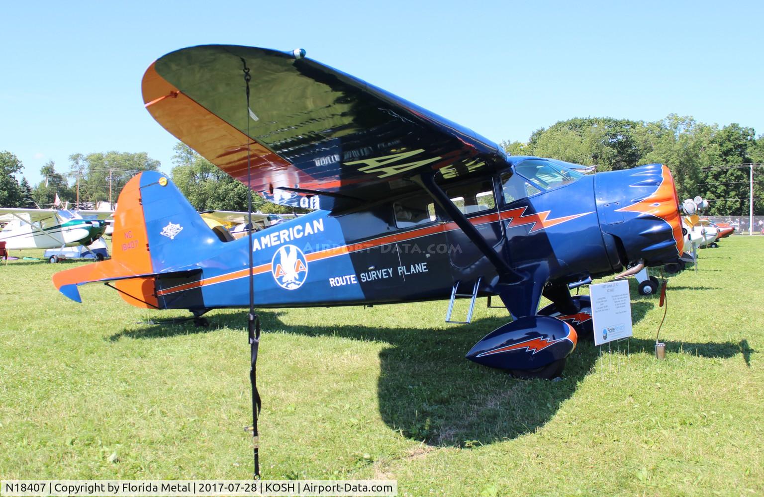 N18407, 1937 Stinson SR-9C Reliant C/N 5313, Stinson SR-9C