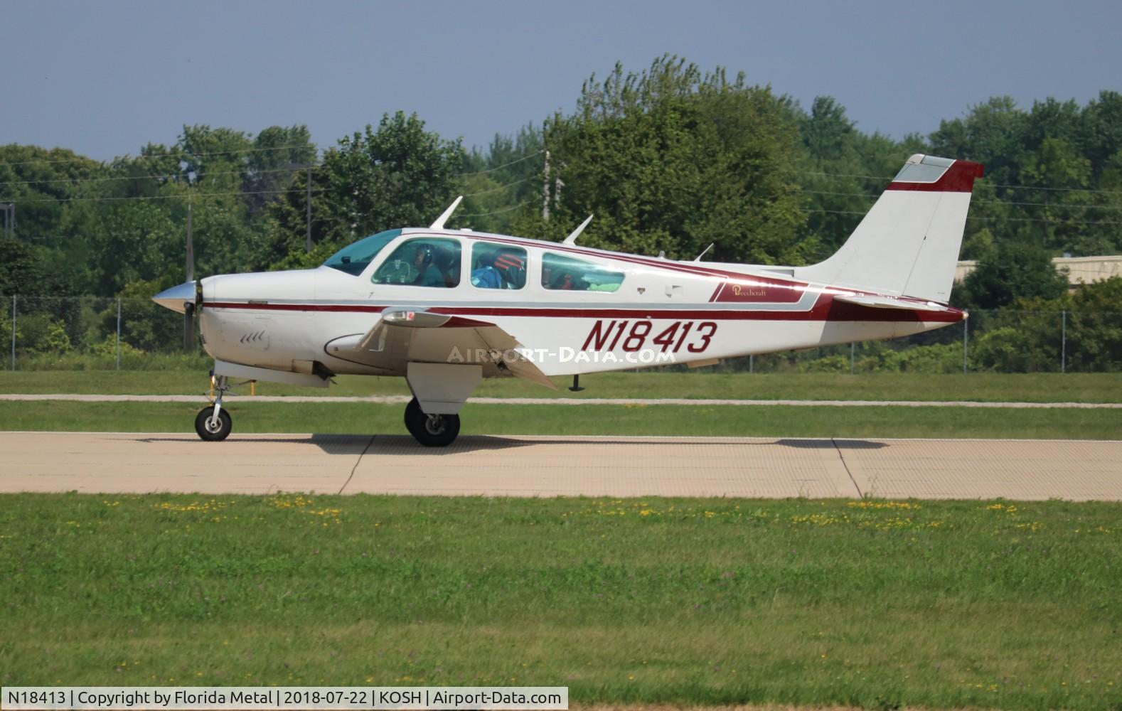 N18413, 1977 Beech F33A Bonanza C/N CE-736, Beech F33A