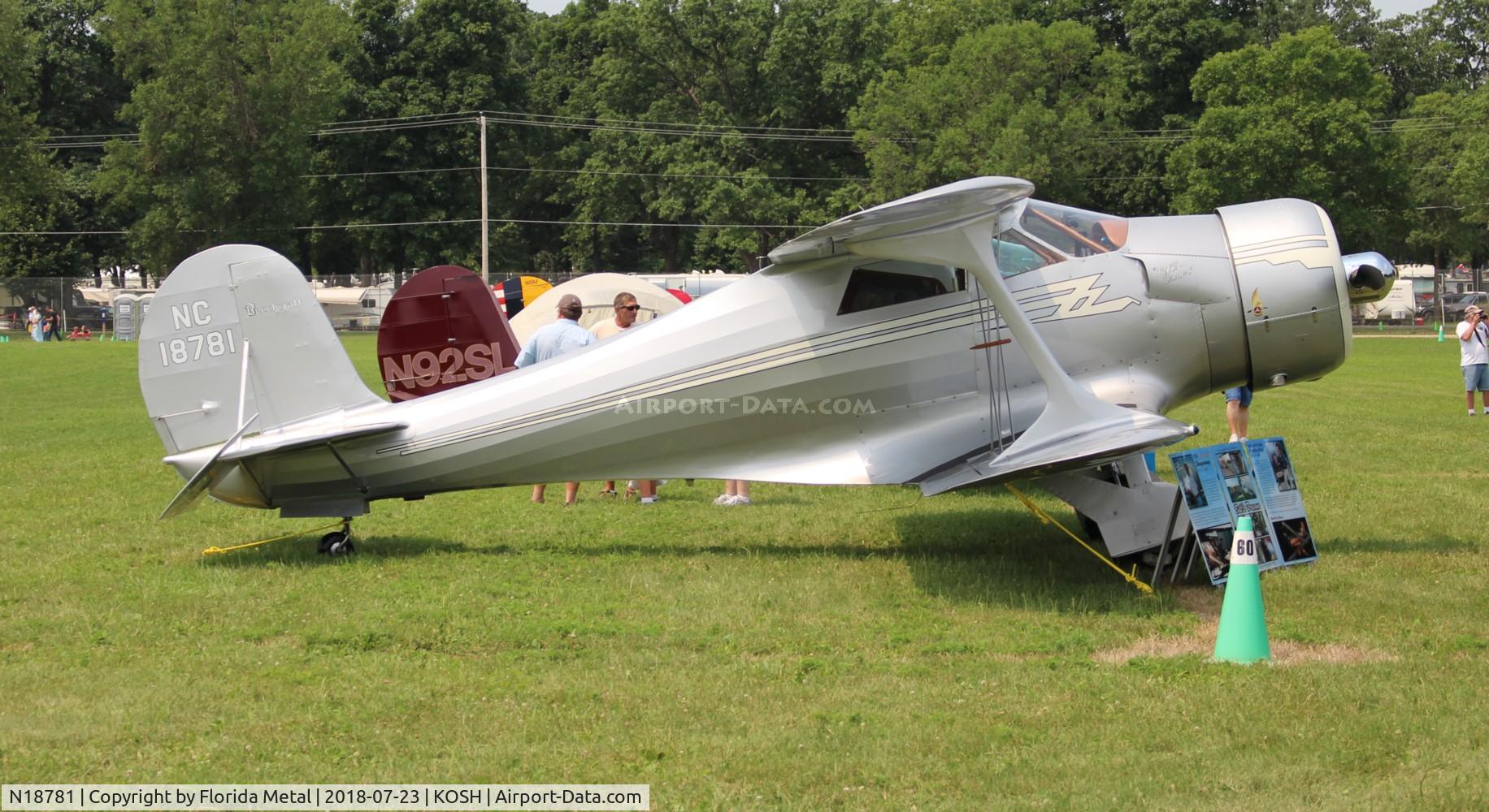 N18781, 1938 Beech F17D Staggerwing C/N 204, Beech F17D