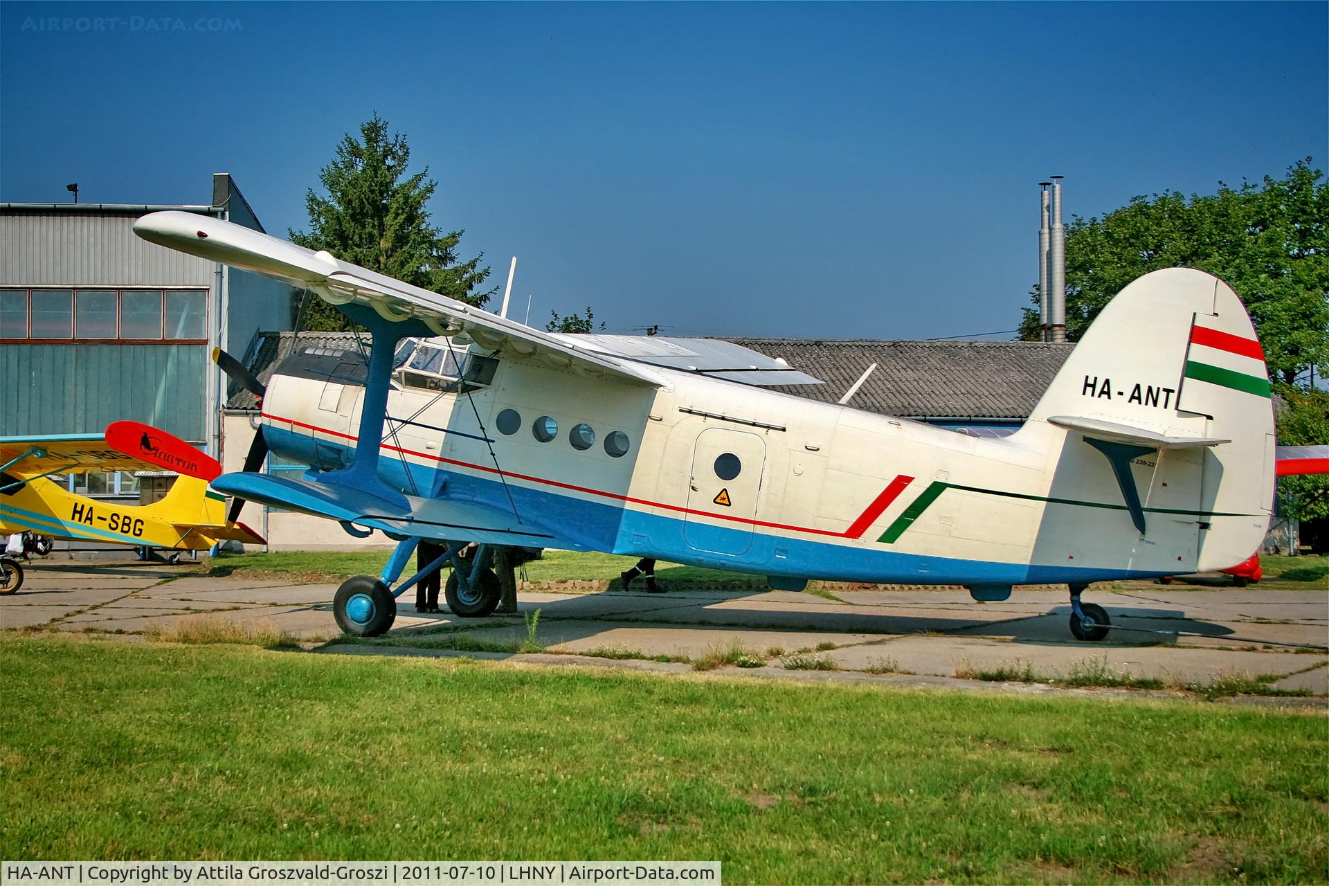 HA-ANT, 1987 PZL-Mielec An-2 TD C/N 1G230-22, LHNY - Nyíregyháza Airport, Hungary