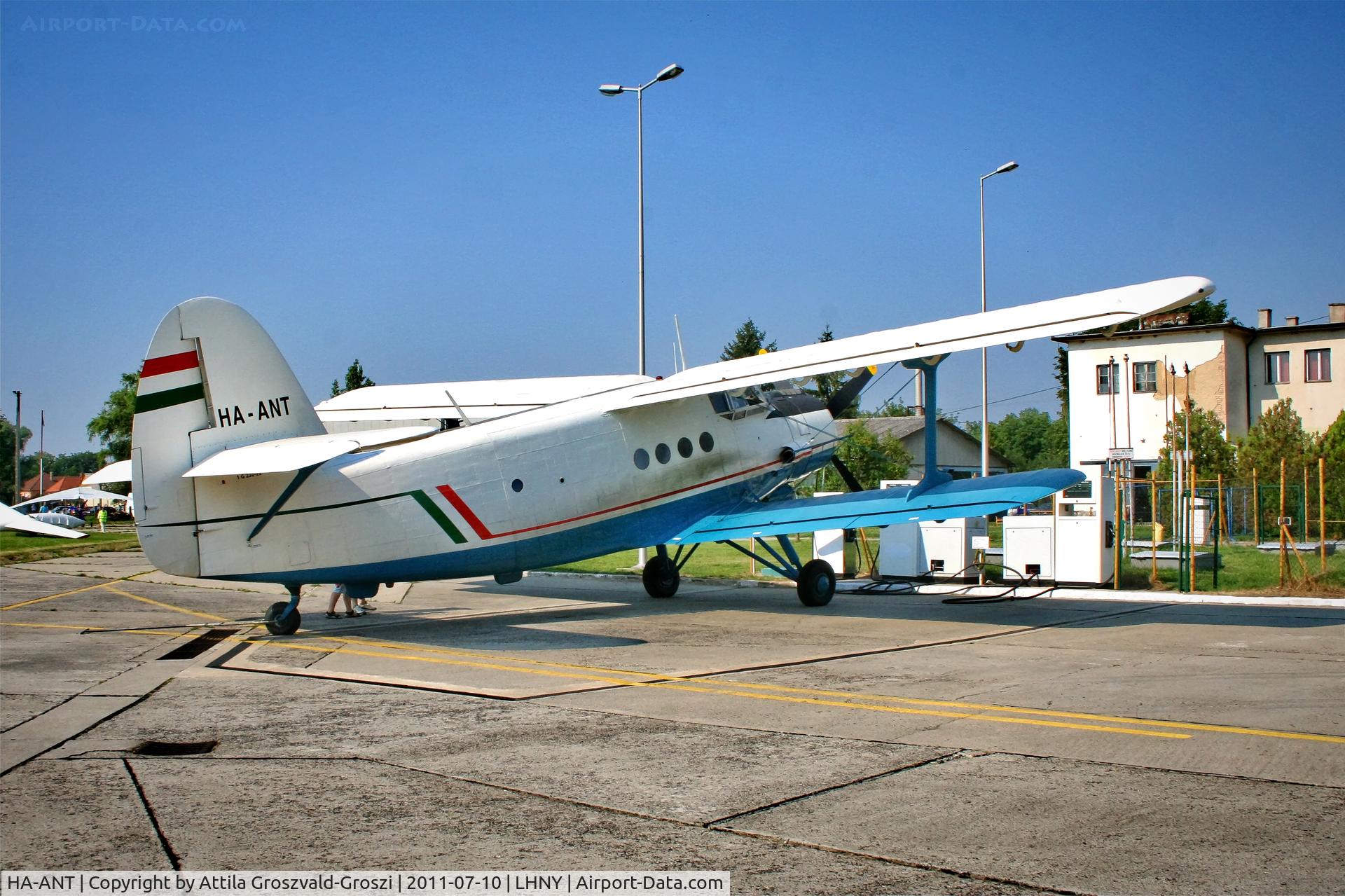 HA-ANT, 1987 PZL-Mielec An-2 TD C/N 1G230-22, LHNY - Nyíregyháza Airport, Hungary