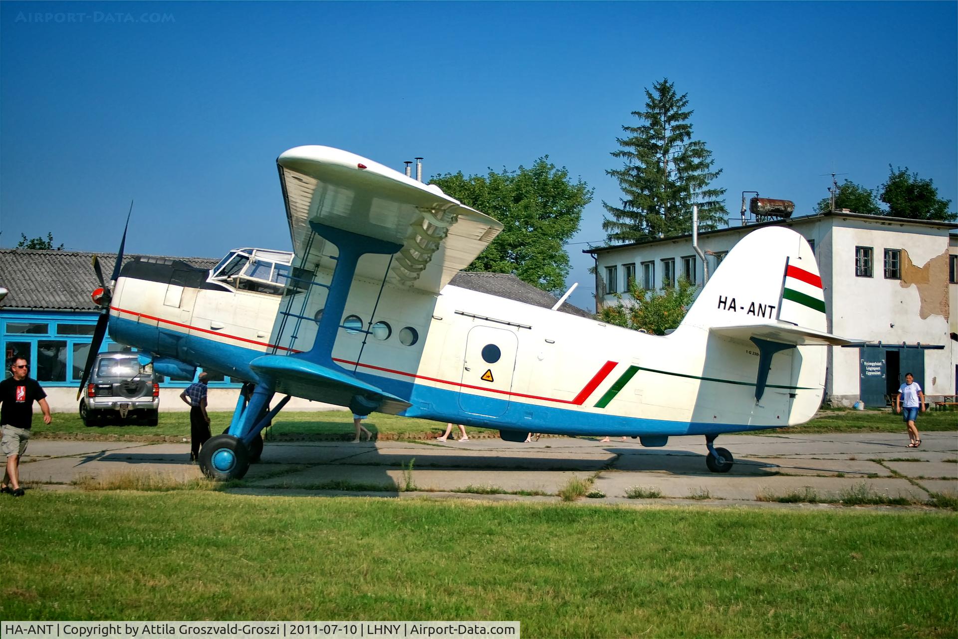 HA-ANT, 1987 PZL-Mielec An-2 TD C/N 1G230-22, LHNY - Nyíregyháza Airport, Hungary