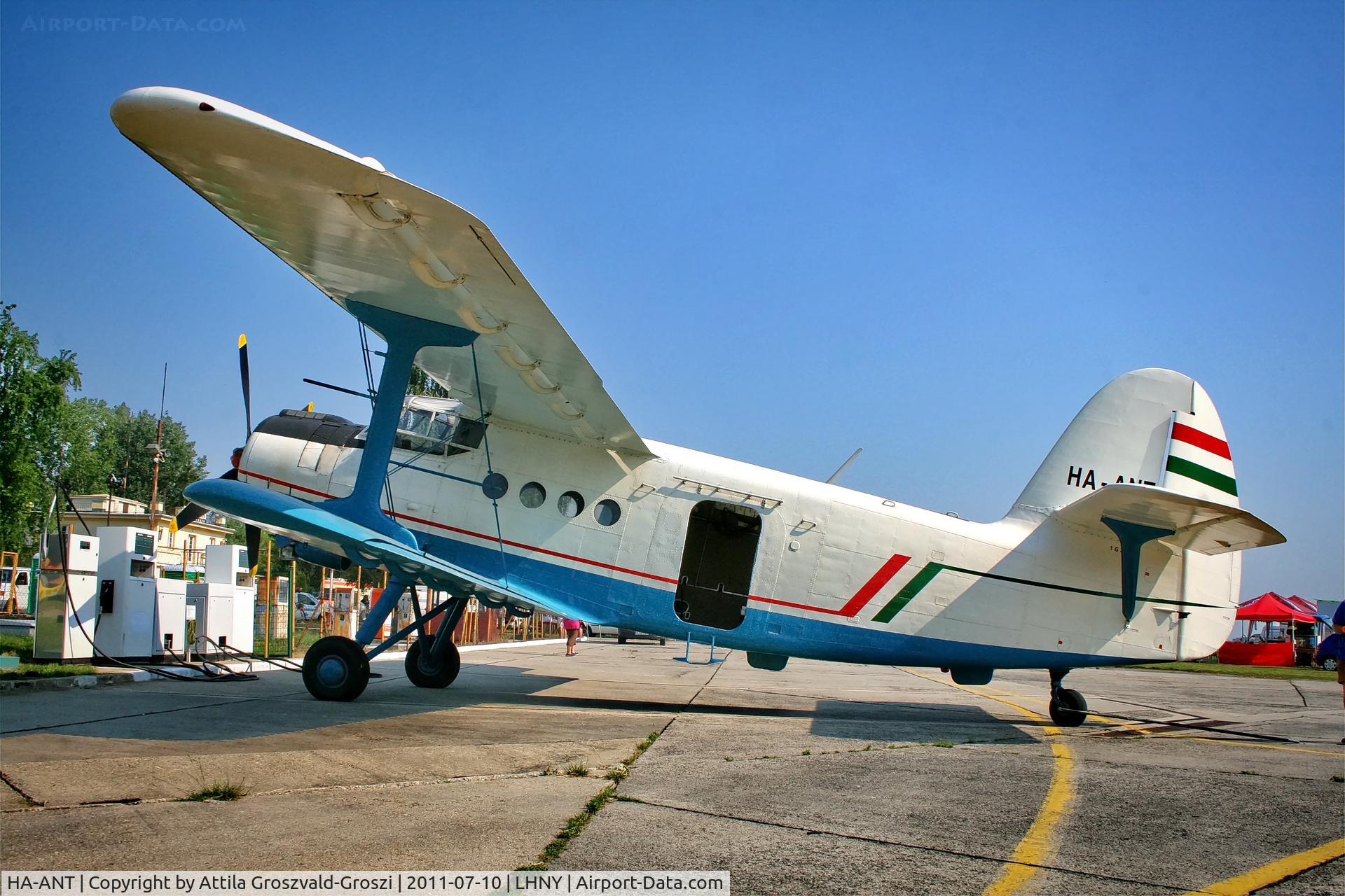 HA-ANT, 1987 PZL-Mielec An-2 TD C/N 1G230-22, LHNY - Nyíregyháza Airport, Hungary