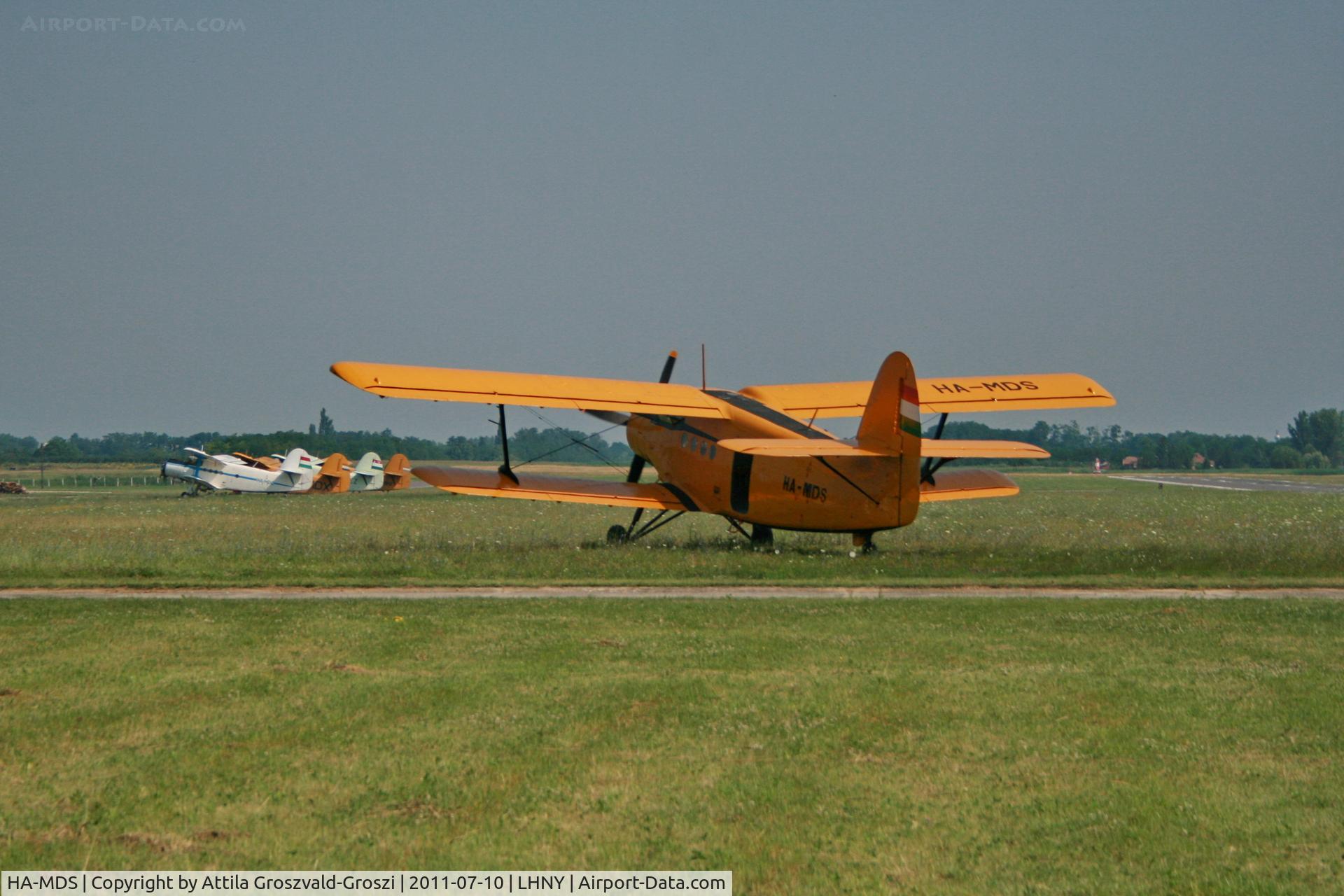 HA-MDS, 1979 PZL-Mielec An-2R C/N 1G185-47, LHNY - Nyíregyháza Airport, Hungary