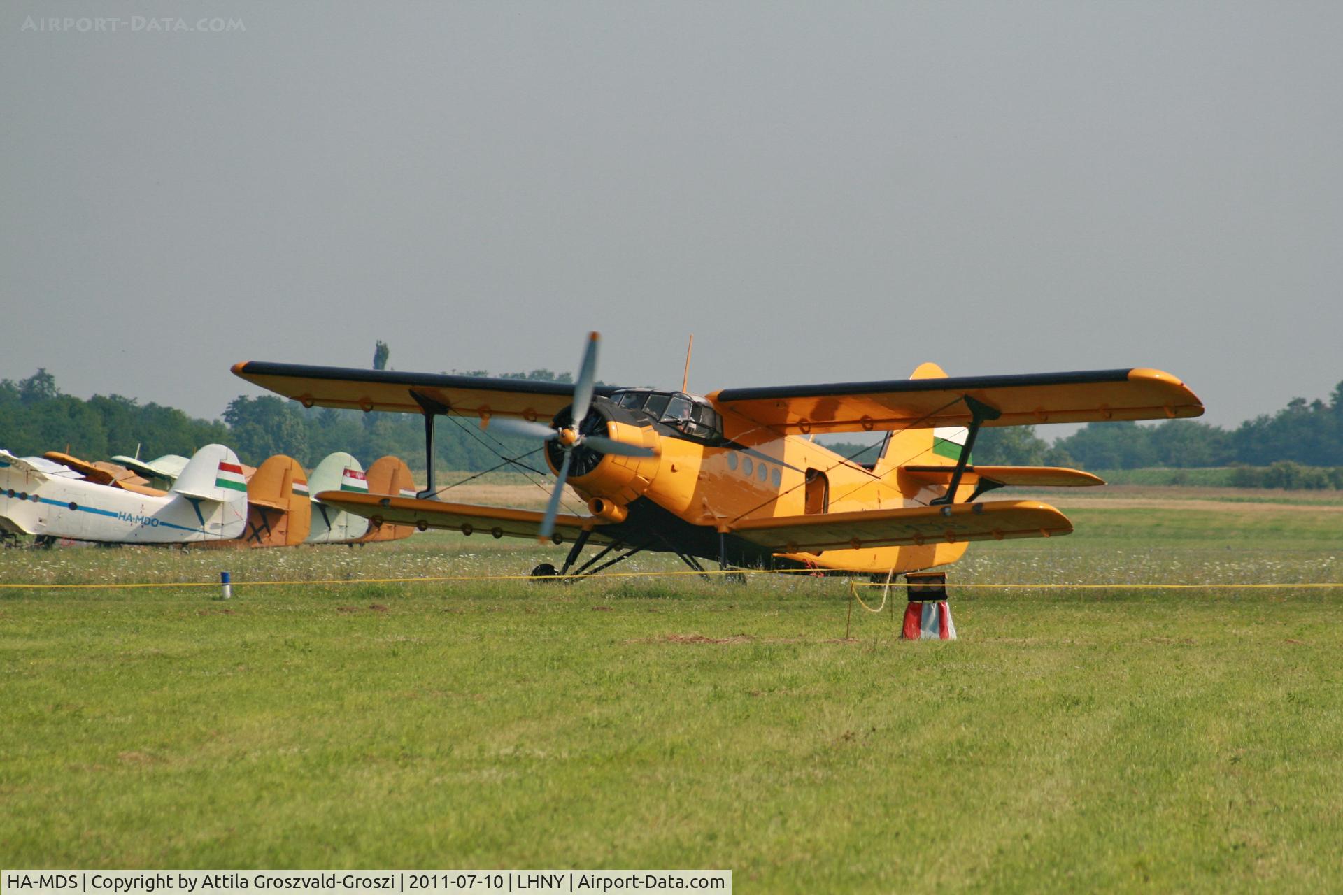 HA-MDS, 1979 PZL-Mielec An-2R C/N 1G185-47, LHNY - Nyíregyháza Airport, Hungary