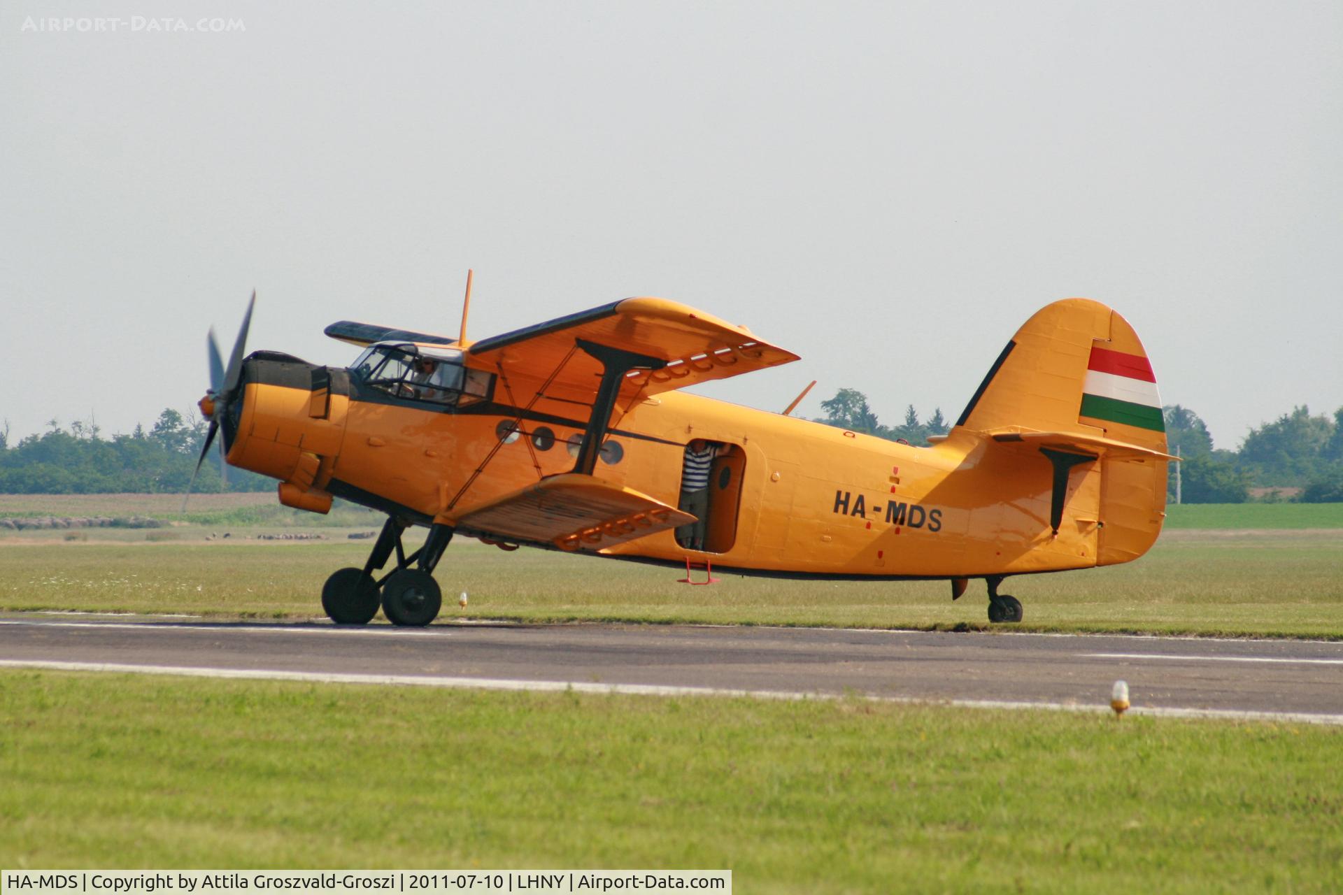 HA-MDS, 1979 PZL-Mielec An-2R C/N 1G185-47, LHNY - Nyíregyháza Airport, Hungary