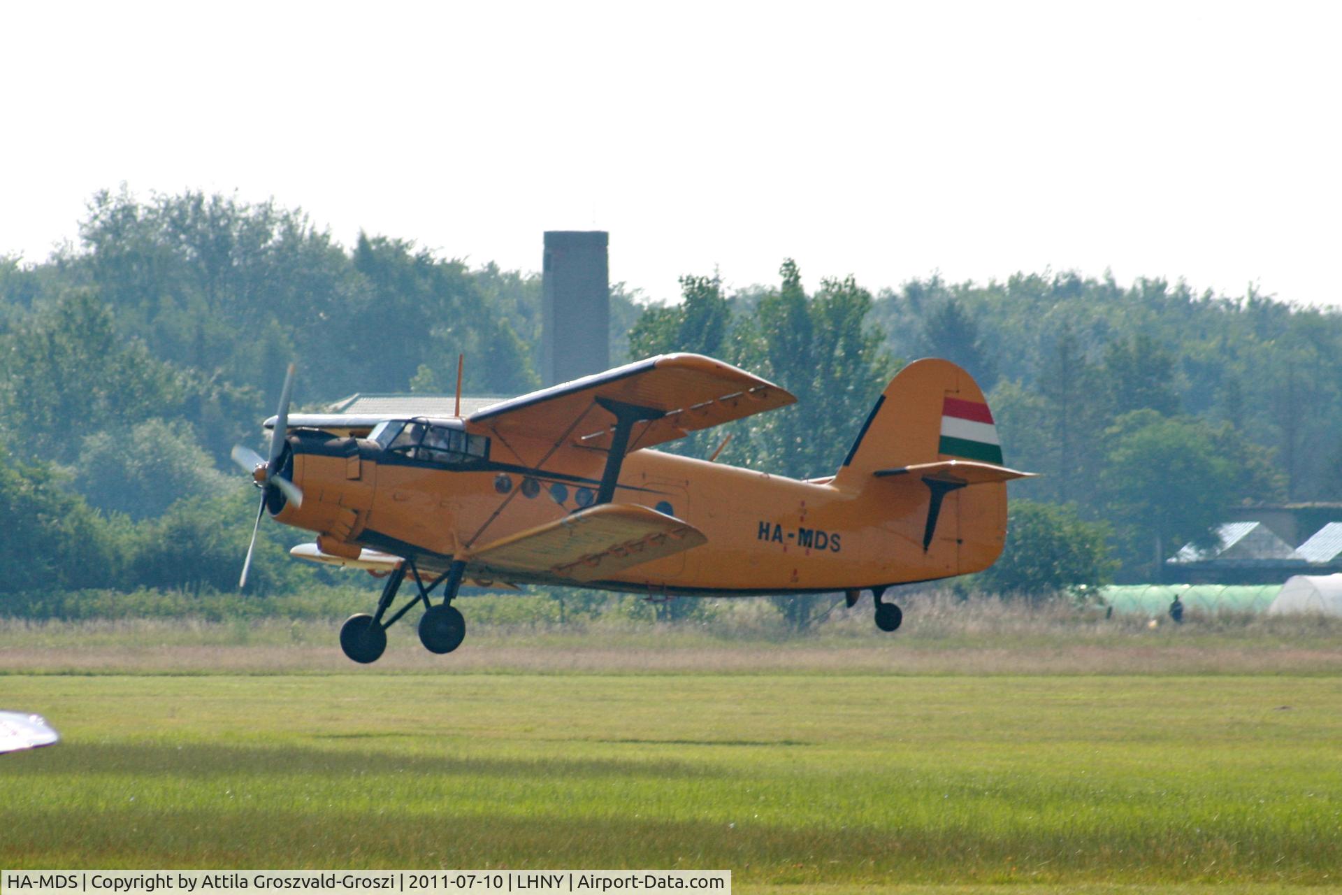 HA-MDS, 1979 PZL-Mielec An-2R C/N 1G185-47, LHNY - Nyíregyháza Airport, Hungary
