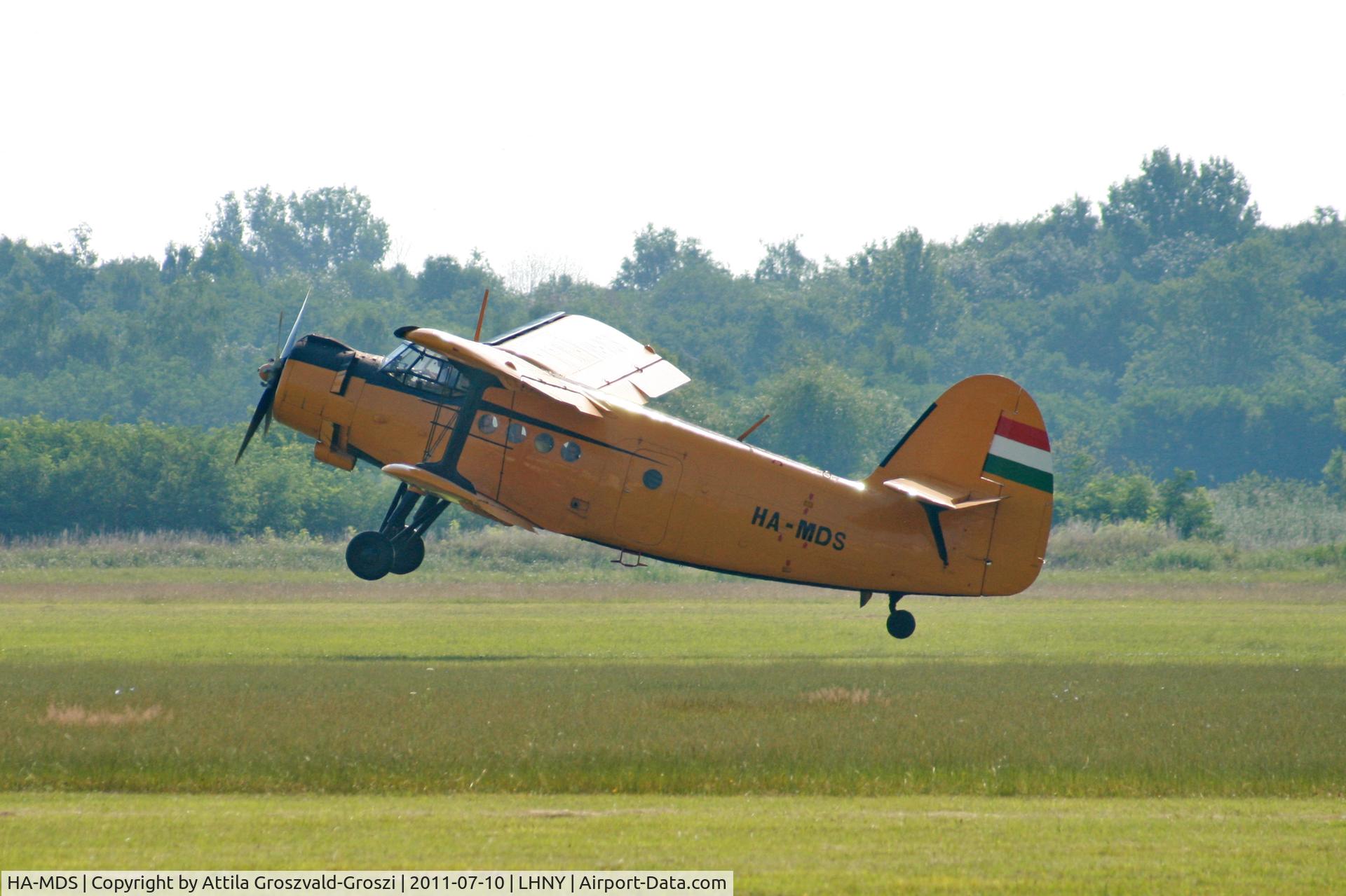 HA-MDS, 1979 PZL-Mielec An-2R C/N 1G185-47, LHNY - Nyíregyháza Airport, Hungary