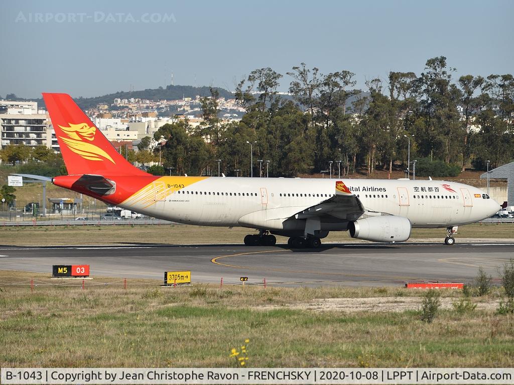 B-1043, 2017 Airbus A330-243 C/N 1847, Lisbon (LIS) to Xi'an (XIY), flight JD430