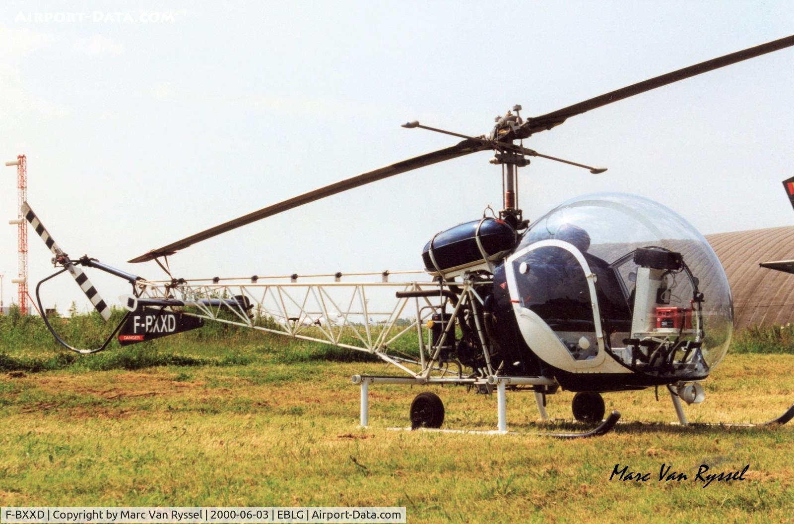 F-BXXD, Agusta AB-47G-2 C/N 111, Heli Days Bierset 2000.